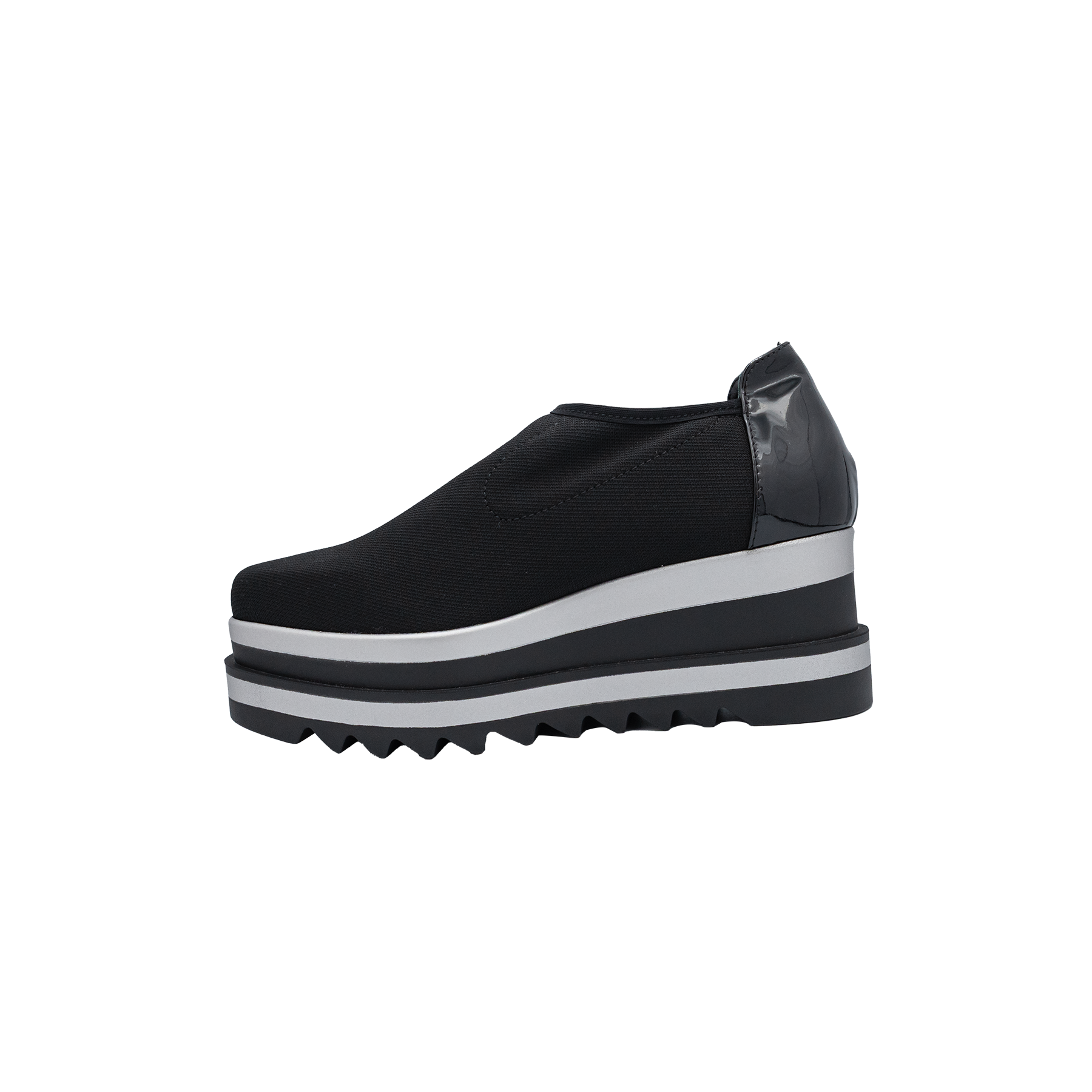 Marco Moreo - G470 Slip-On Wedge Shoe Black & Glitter 