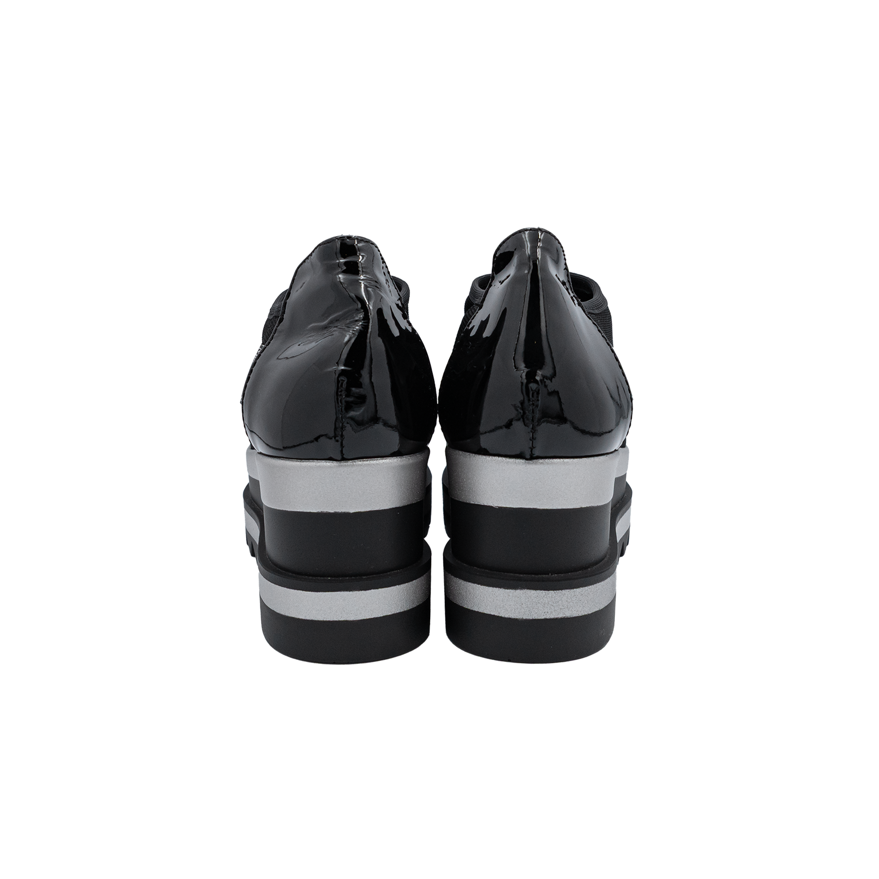 Marco Moreo - G470 Slip-On Wedge Shoe Black & Glitter 