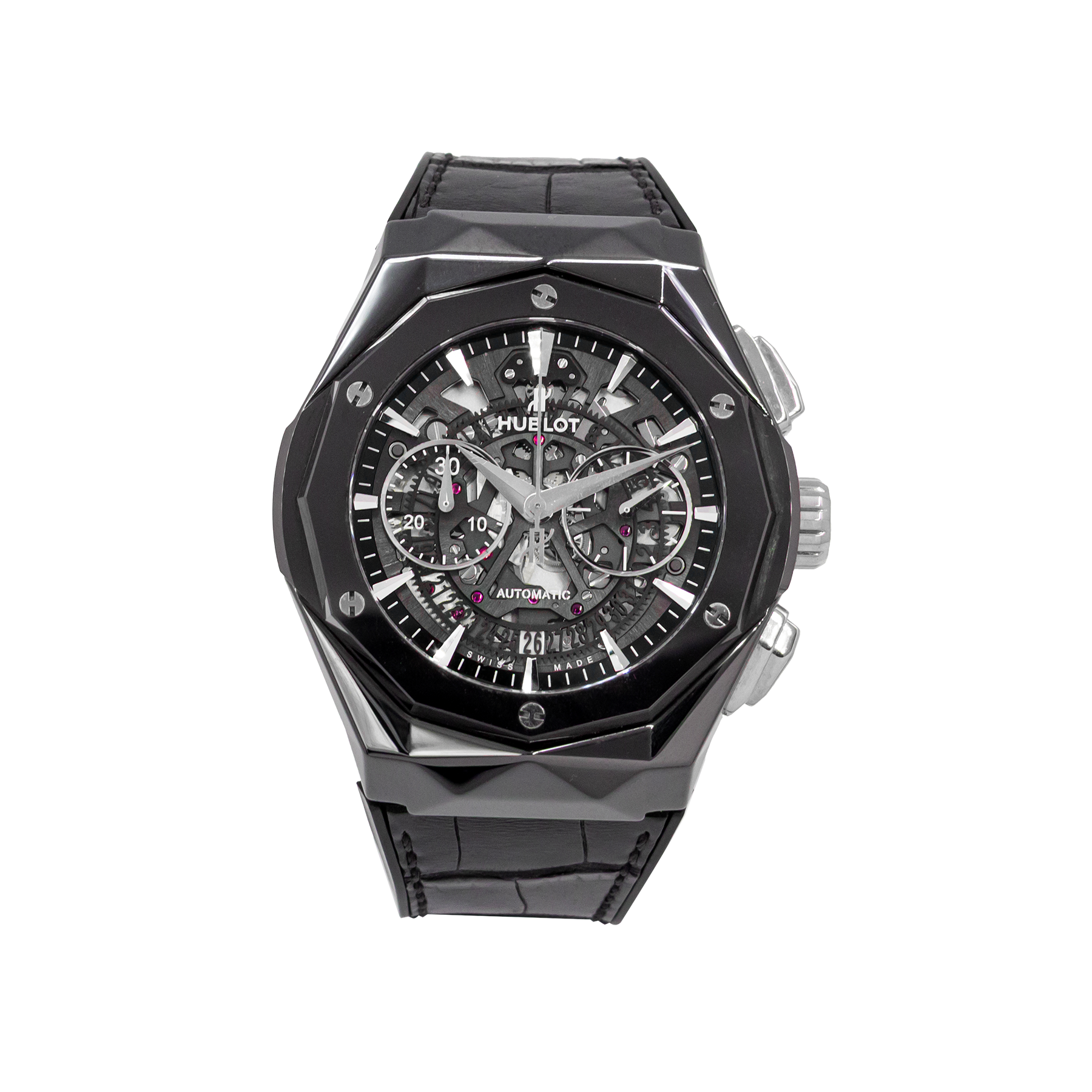 Hublot Classic Fusion Aerofusion Chronograph Black Magic Orlinski - 2019 Full Set