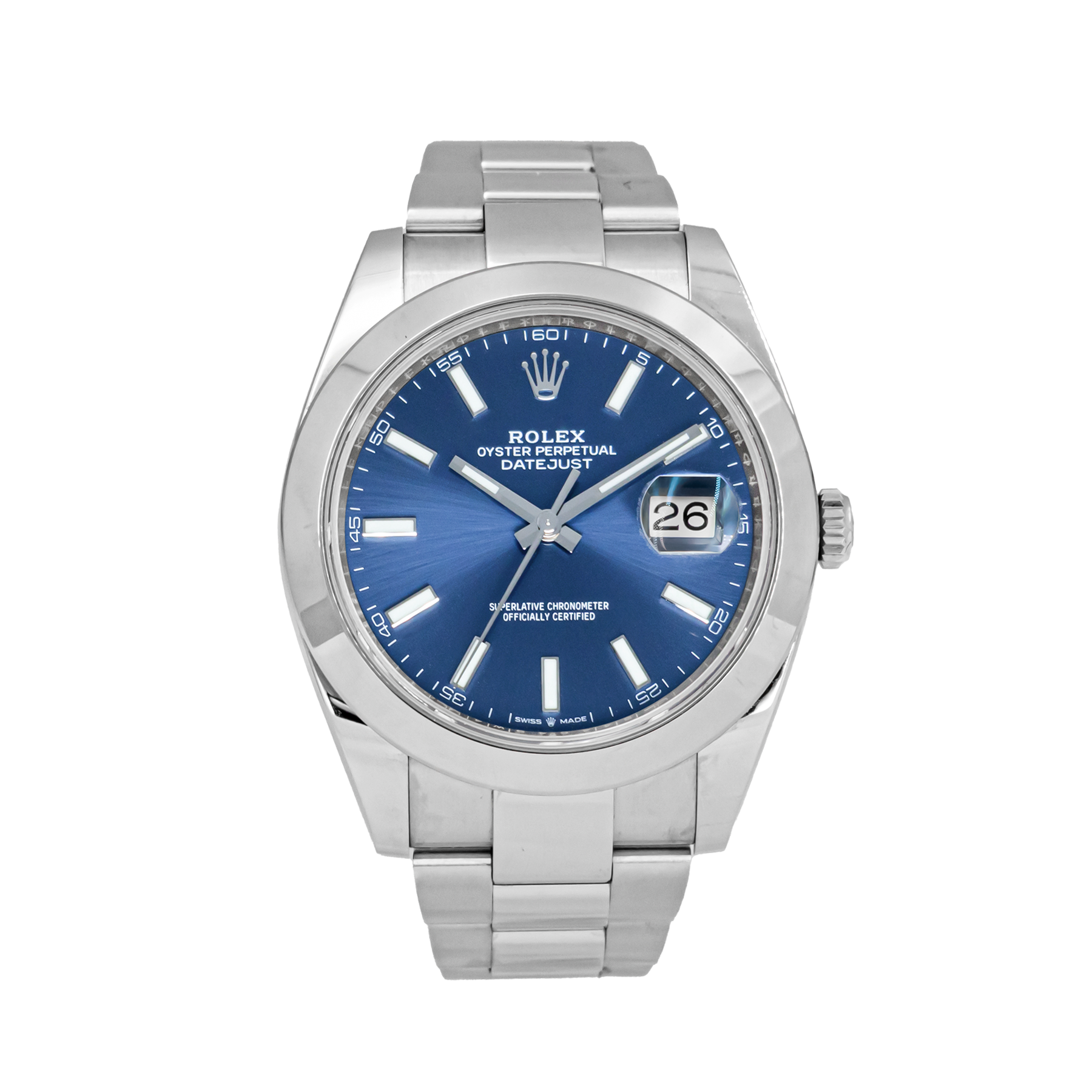 Rolex 126300 Datejust 41 Blue Index - 2023 Full Set