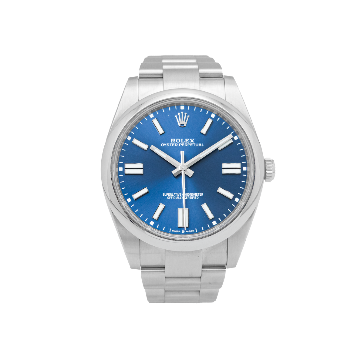 Rolex 124300 41mm Oyster Perpetual Dark Blue Dial - 2021 