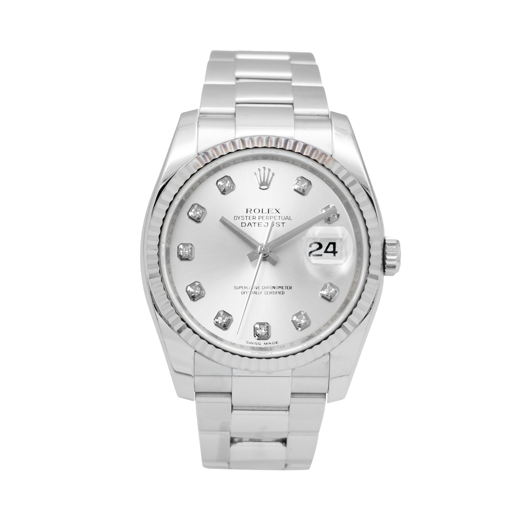 Rolex Datejust 36mm 126234 Silver Dial 