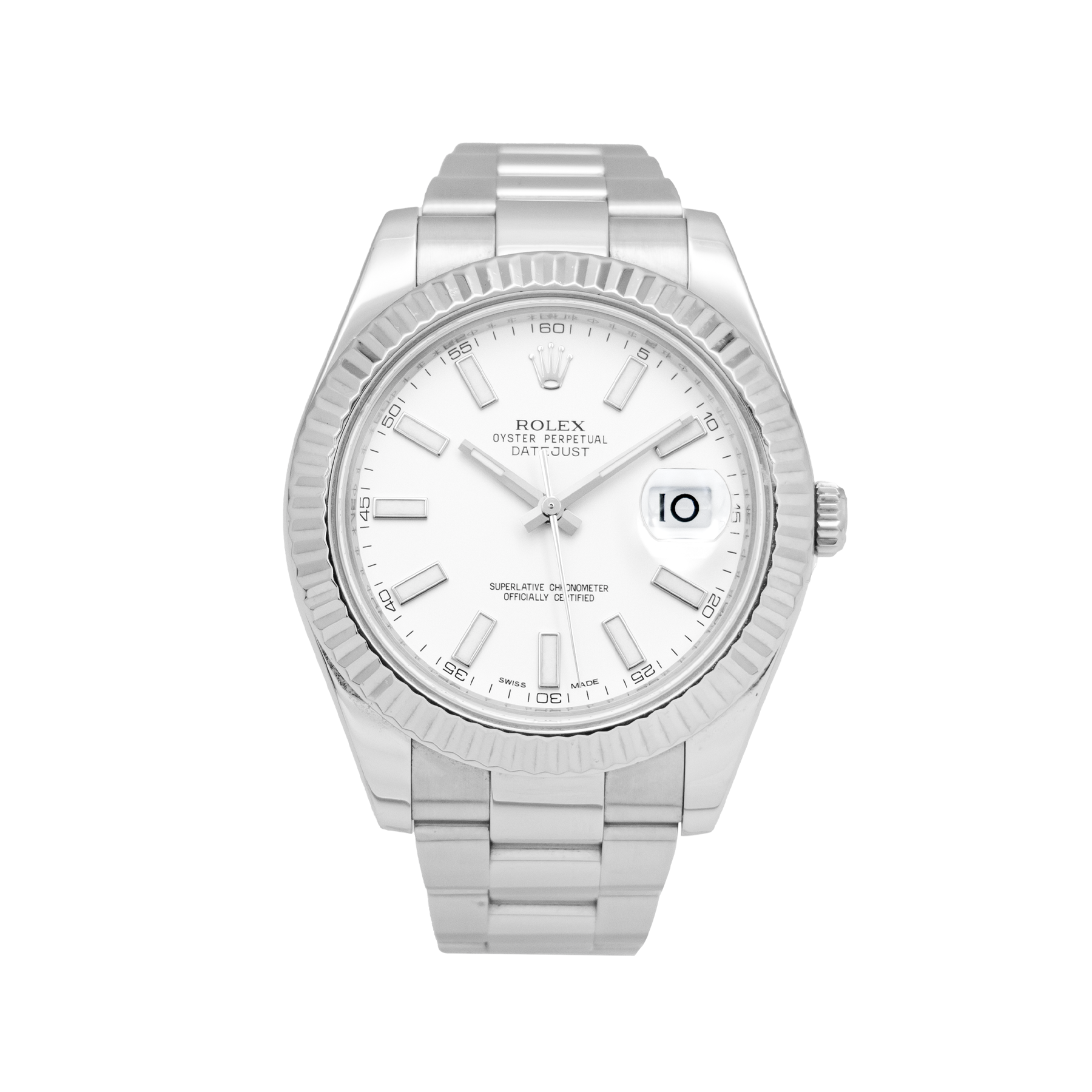 Rolex Datejust  II 41mm 116334 White Dial - 2010 