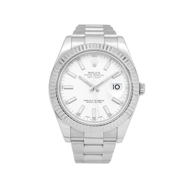 Rolex Datejust  II 41mm 116334 White Dial - 2010 