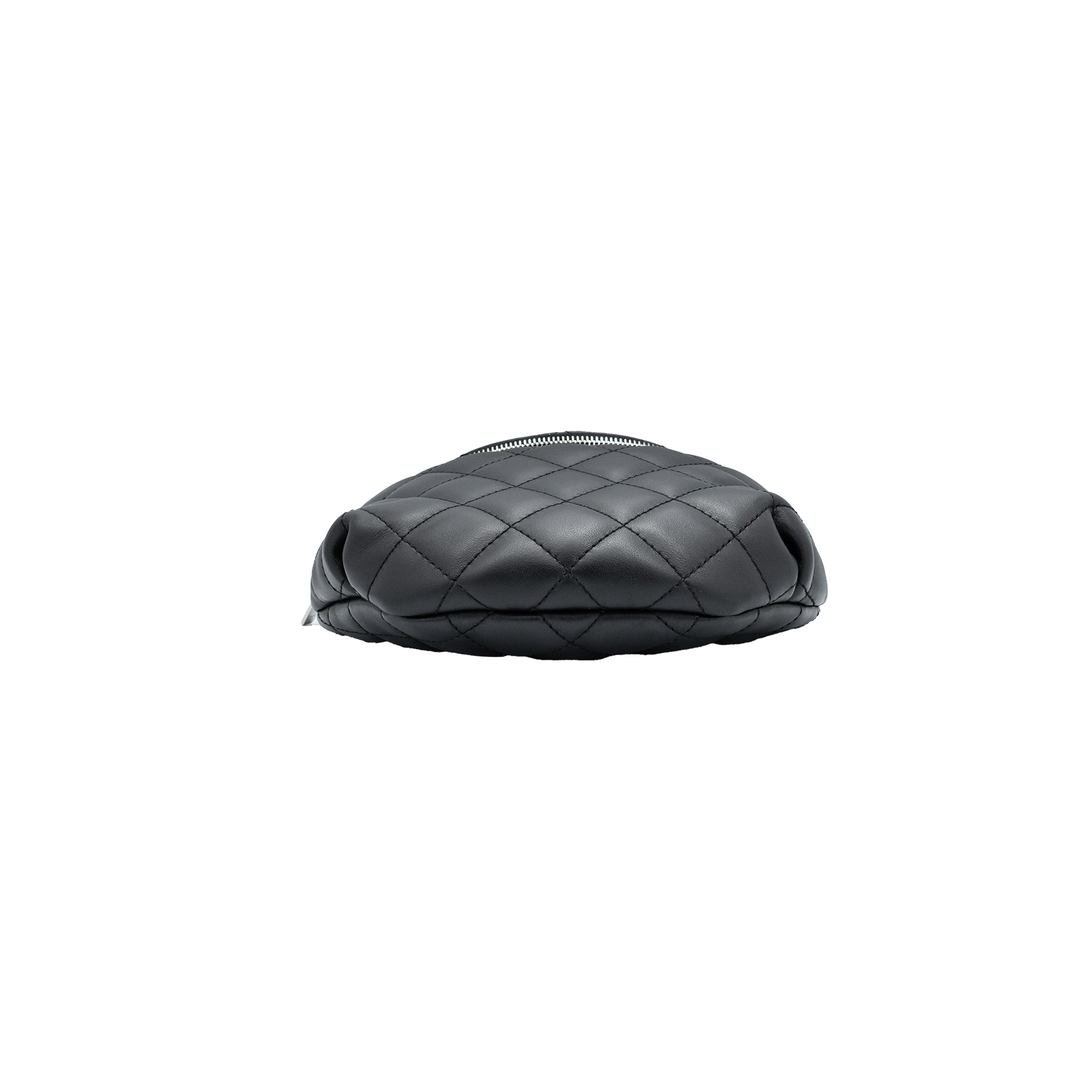 Chanel Uniform Black Quilted Belt Bag 