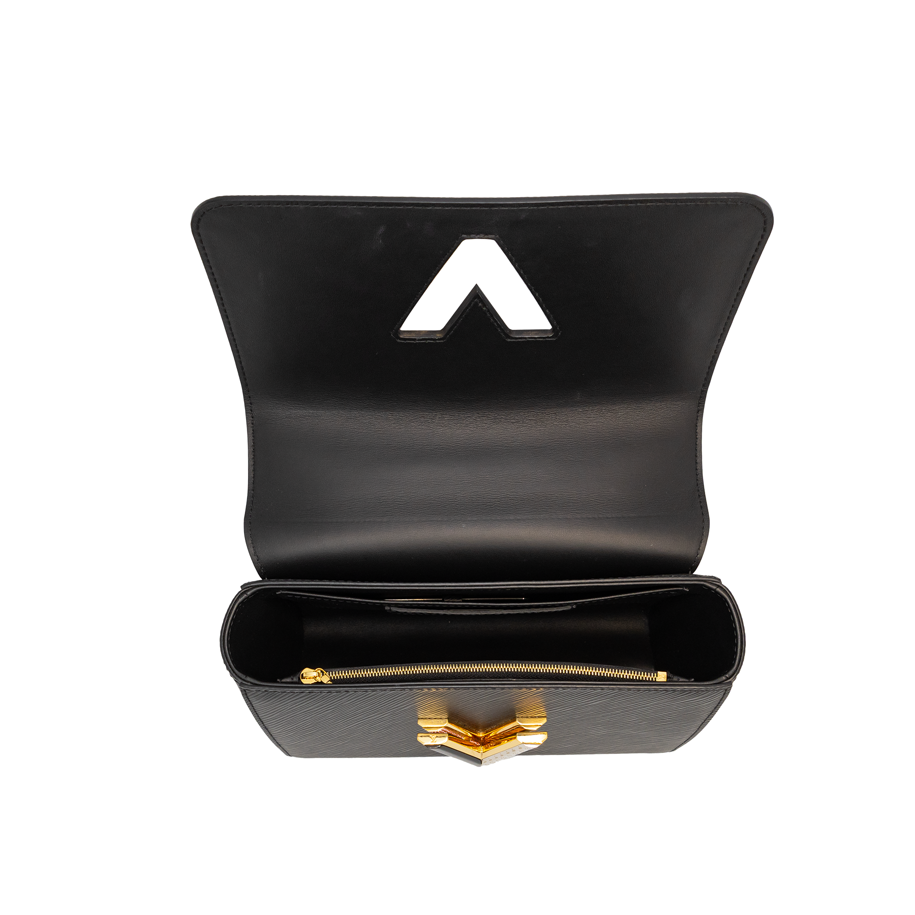 Louis Vuitton Black Epi Leather Twist MM Bag 