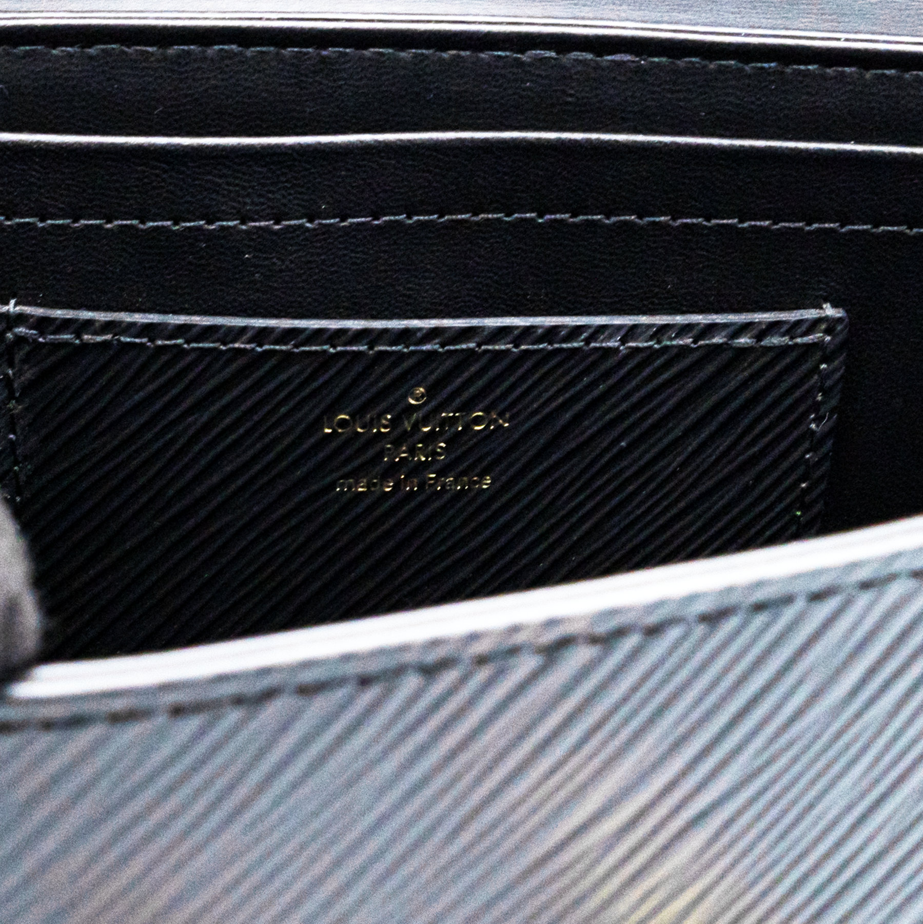 Louis Vuitton Black Epi Leather Twist MM Bag 