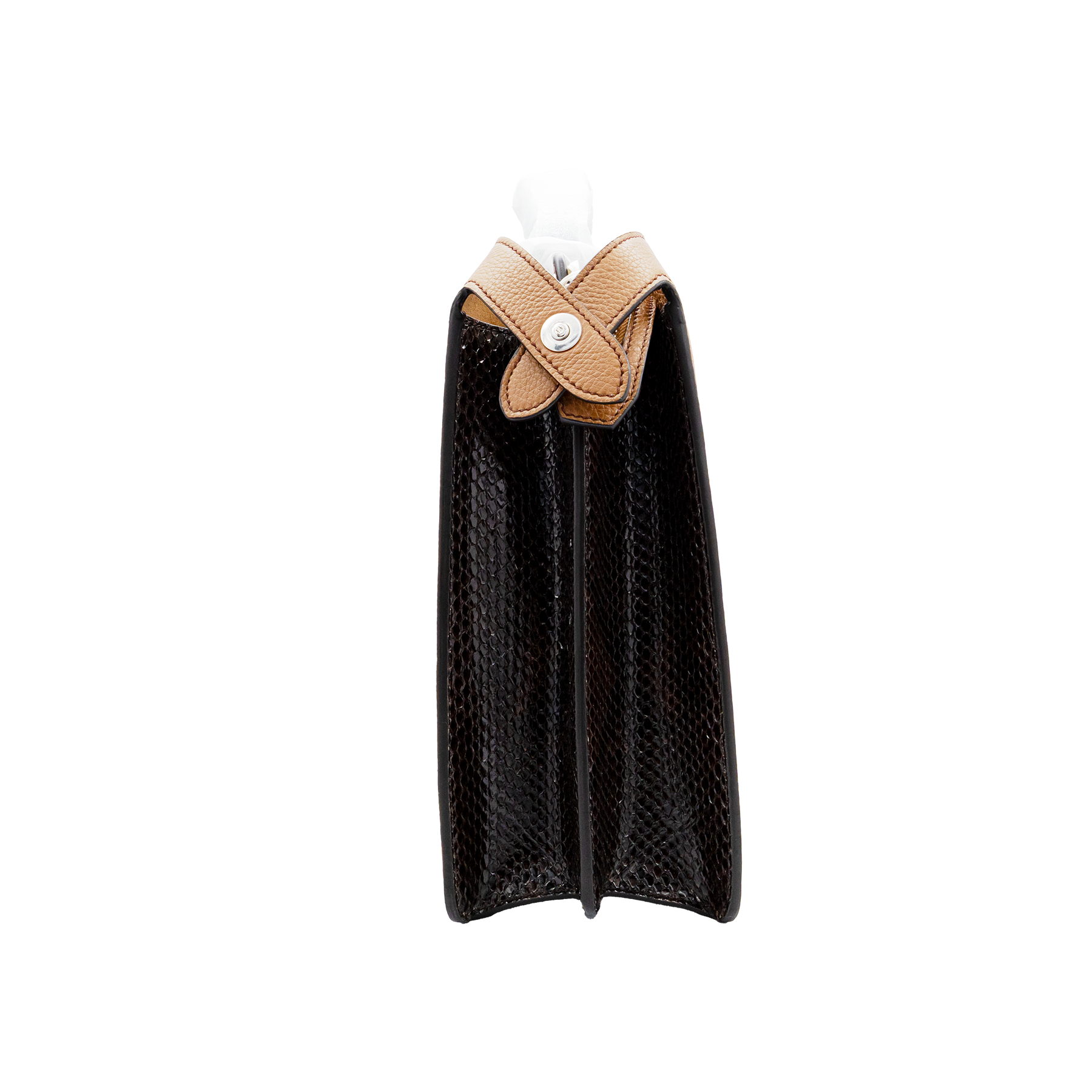 Fendi Peekaboo ISeeU Medium Roman Calf Etruscan Shiny Python 