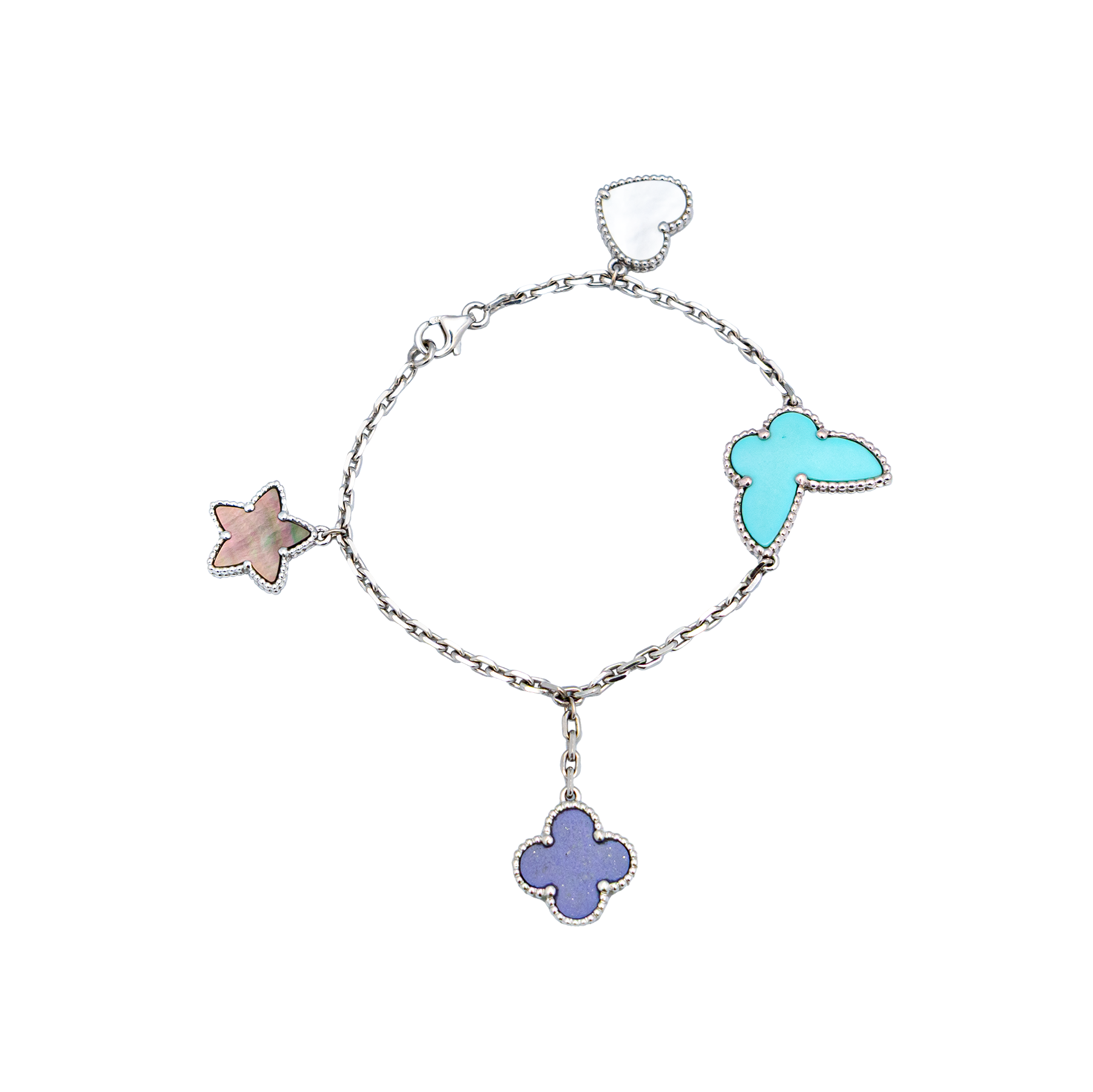Van Cleef & Arpels Lucky Spring / Lucky Alhambra Multi-Motif Bracelet 