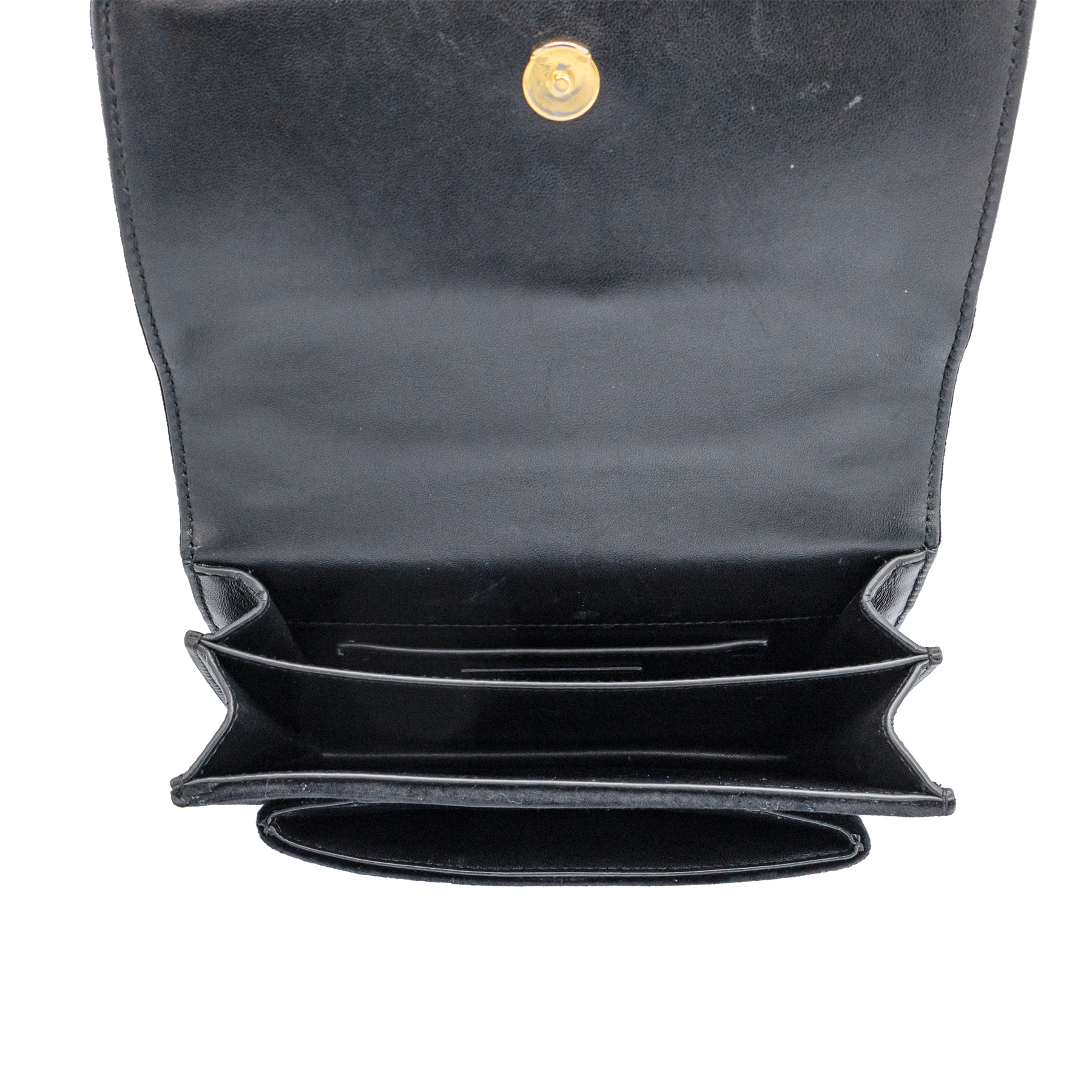 Yves Saint Laurent Kate Shoulder Bag in Black Velvet 