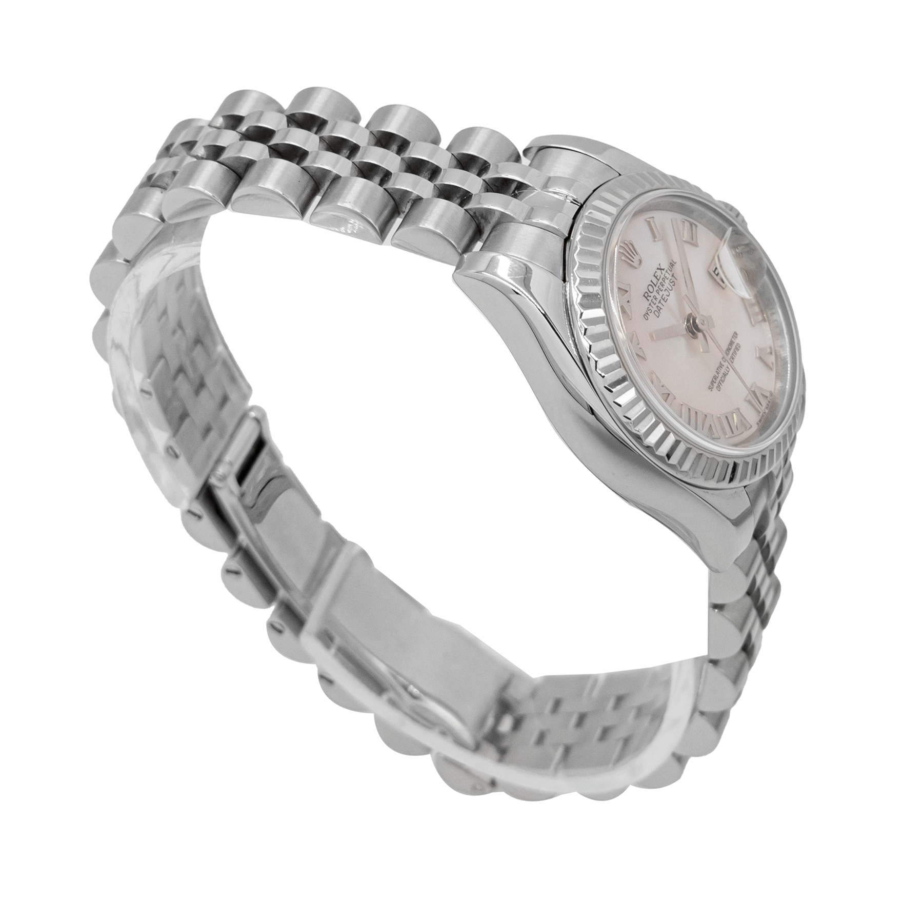 Rolex 179174 Datejust 26 Pink MOP - 2015 Full Set