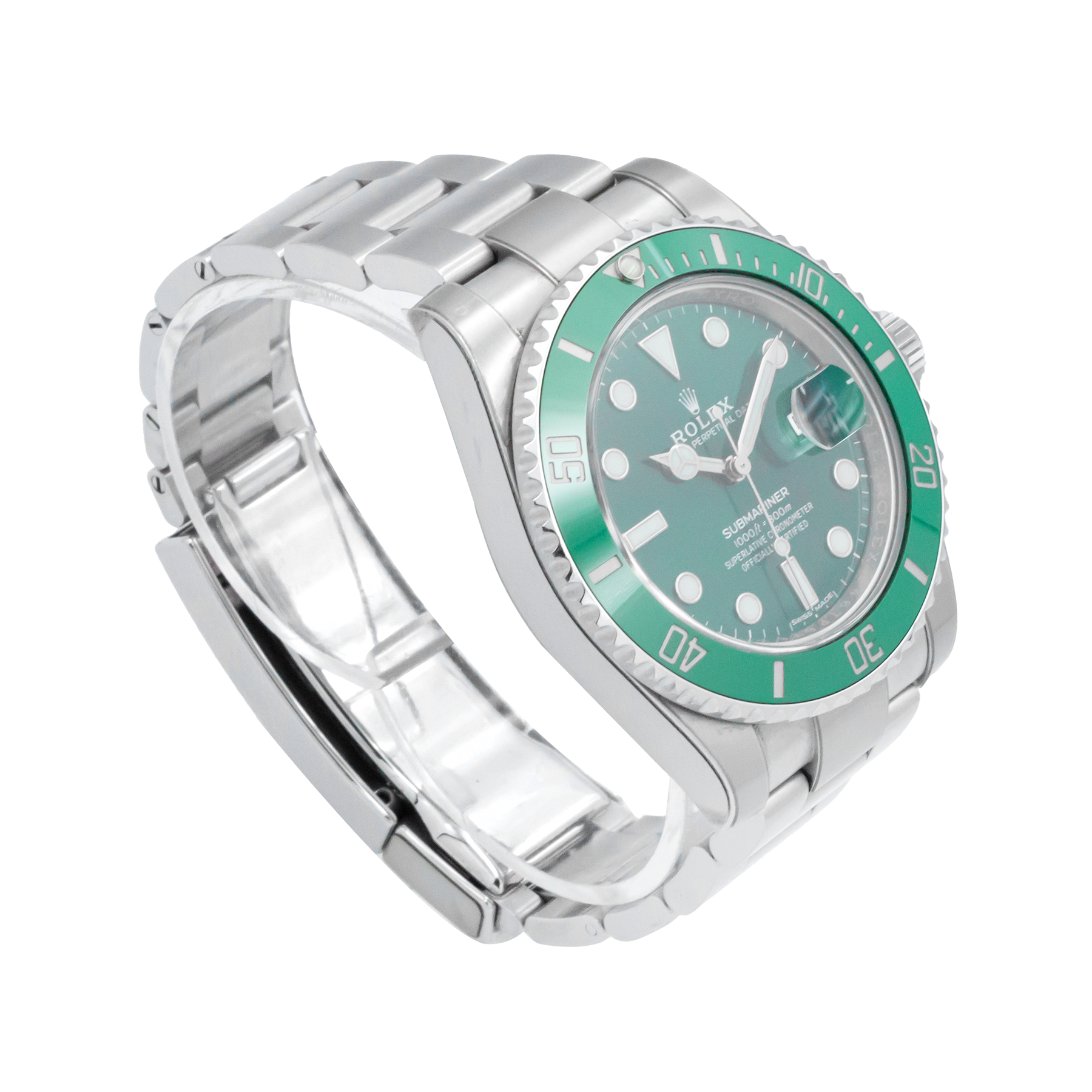 Rolex 116610LV Submariner Date 'Hulk' - 2019 Full Set