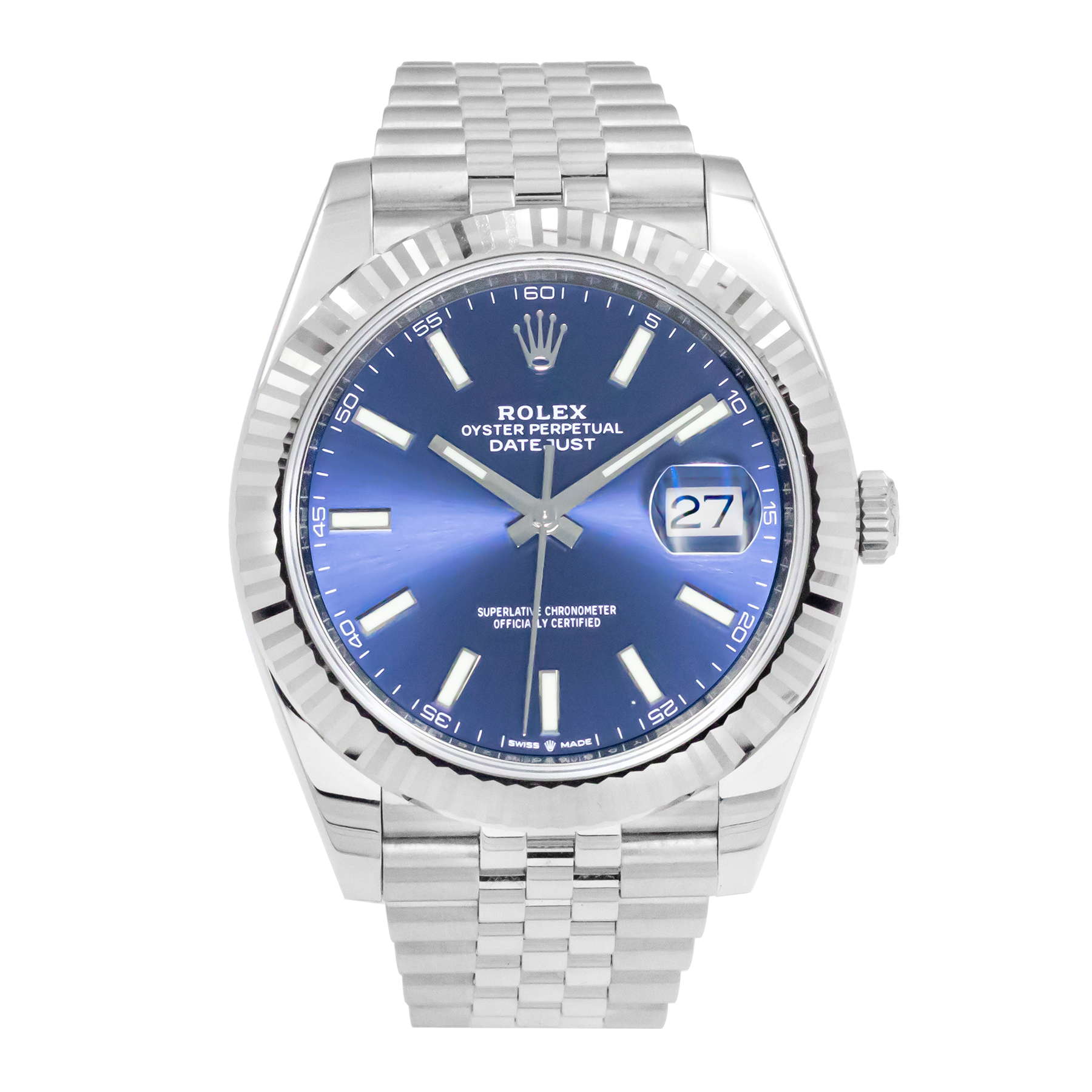 Rolex 126334 Datejust 41 Blue Dial