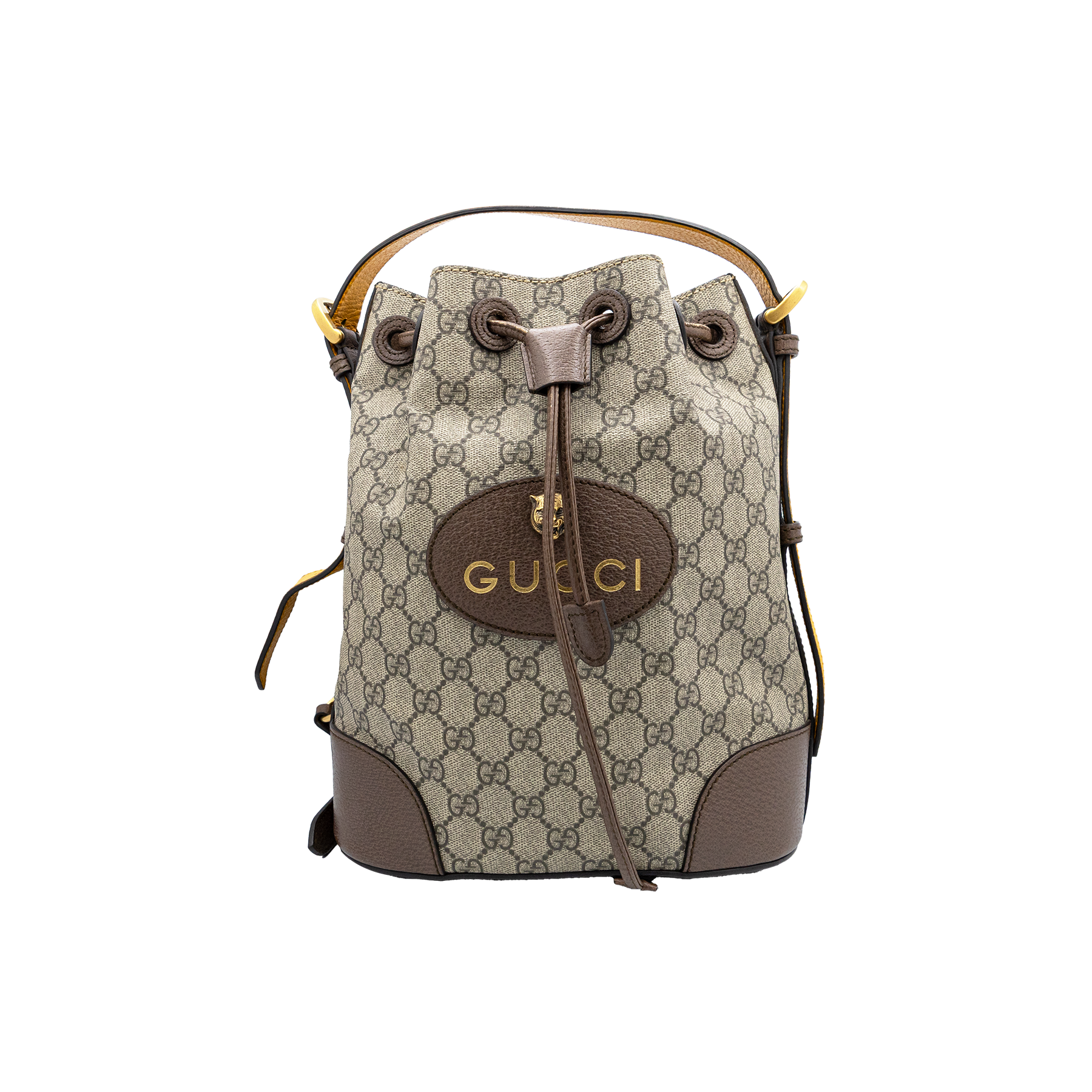 Gucci Neo Vintage GG Supreme Drawstring Bucket Bag 