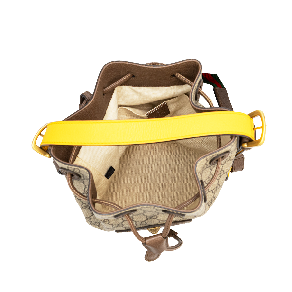 Gucci Neo Vintage GG Supreme Drawstring Bucket Bag 