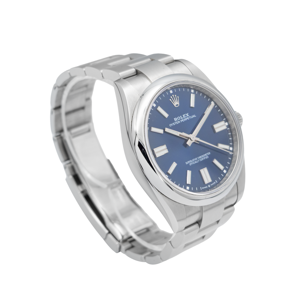 Rolex 124300 41mm Oyster Perpetual Dark Blue Dial - 2021 