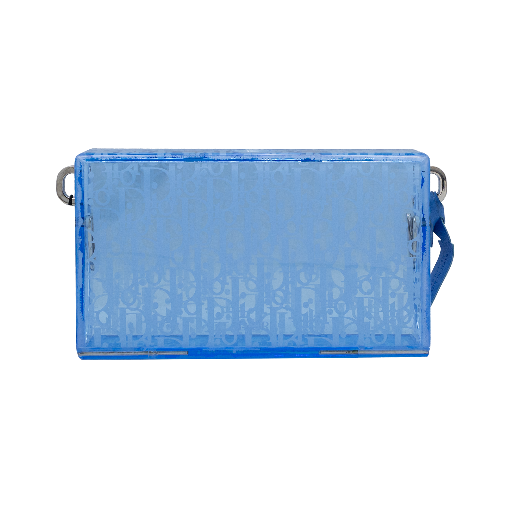Christian Dior Blue x Rimowa Plexiglass Pouch Bag for Men My Store