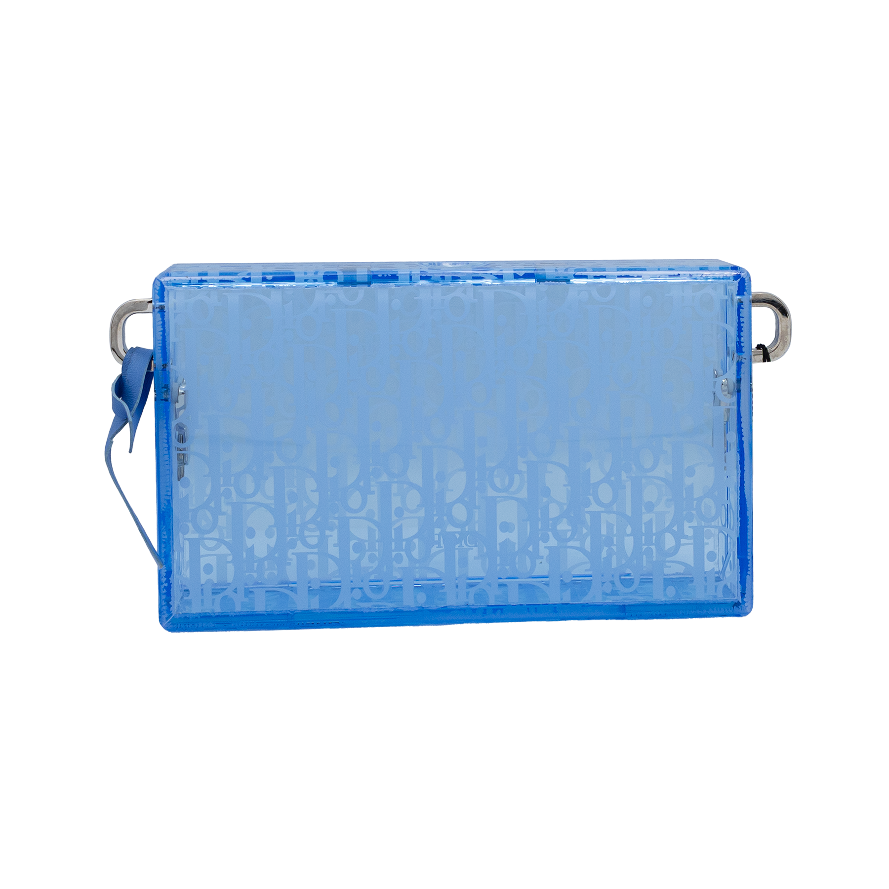 Christian Dior Blue x Rimowa Plexiglass Pouch Bag for Men My Store