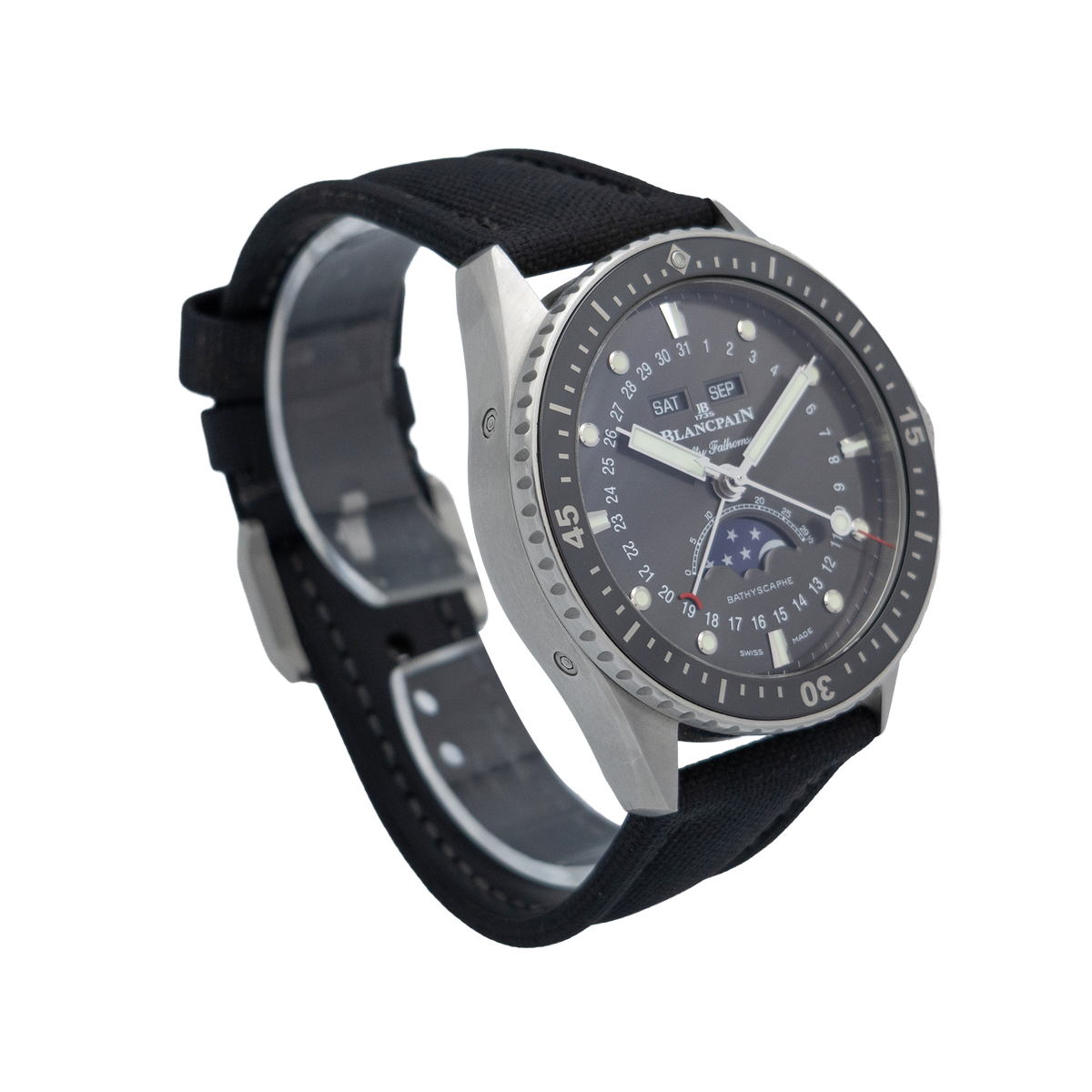 Blancpain 5054-1110-B52A 43mm Fifty Fathoms Bathyscaphe Quantième Complet Phases de Lune - 2022 