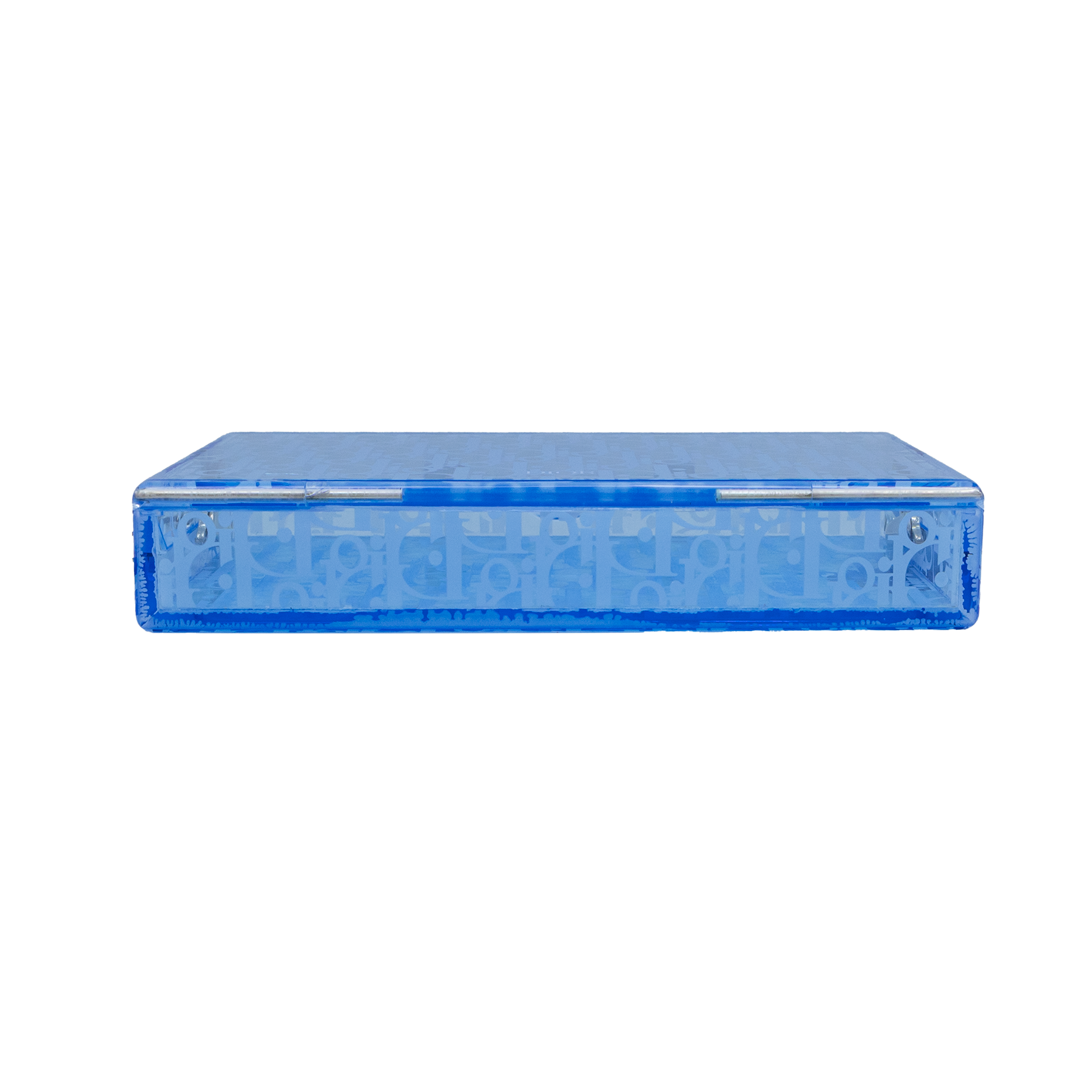 Christian Dior Blue x Rimowa Plexiglass Pouch Bag for Men My Store