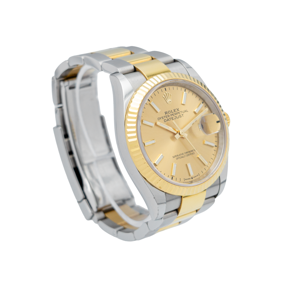 Rolex 126233 Datejust 36mm Champagne Index Dial - 2022 