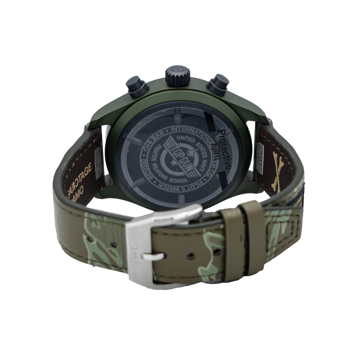 IWC IW389106 44.5mm Pilot's Watch Chronograph TOP GUN Edition Woodland Green Ceramic - 2022 