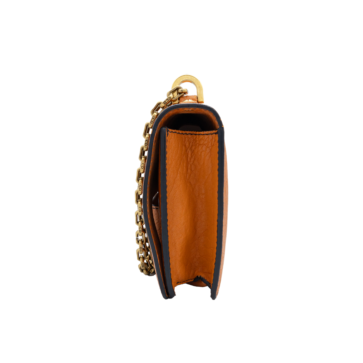 Dior J'Adior Chain Flap Orange Leather Shoulder Bag Dior