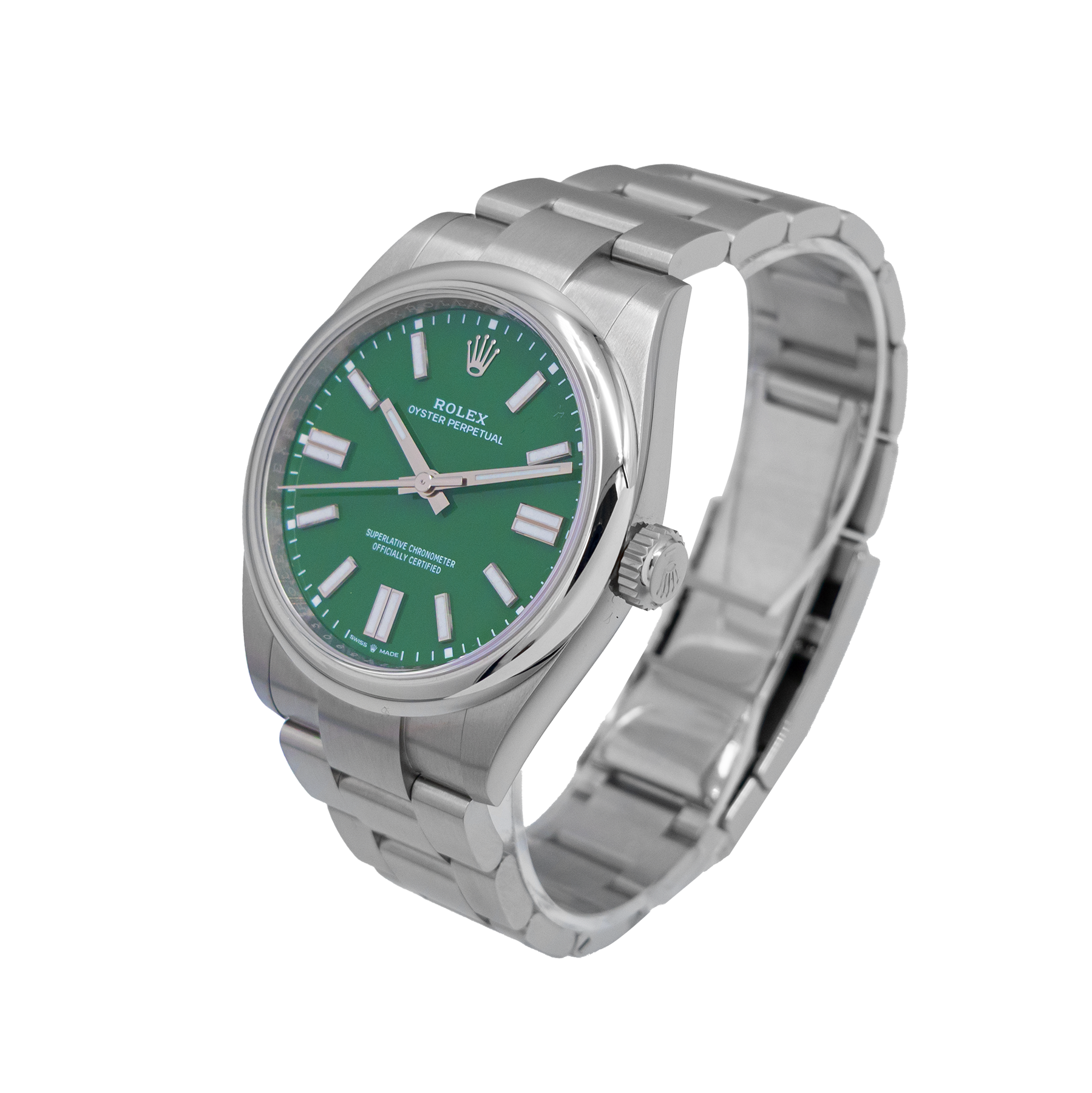 Rolex 134300 Oyster Perpetual 41 Green - 2025 Full Set My Store