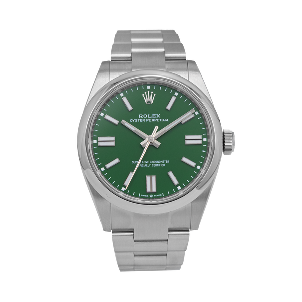 Rolex 134300 Oyster Perpetual 41 Green - 2025 Full Set My Store