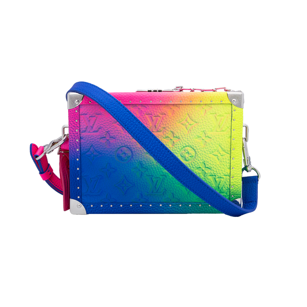 Louis Vuitton x Virgil Abloh Rainbow Monogram Illusion Soft Trunk Bag My Store