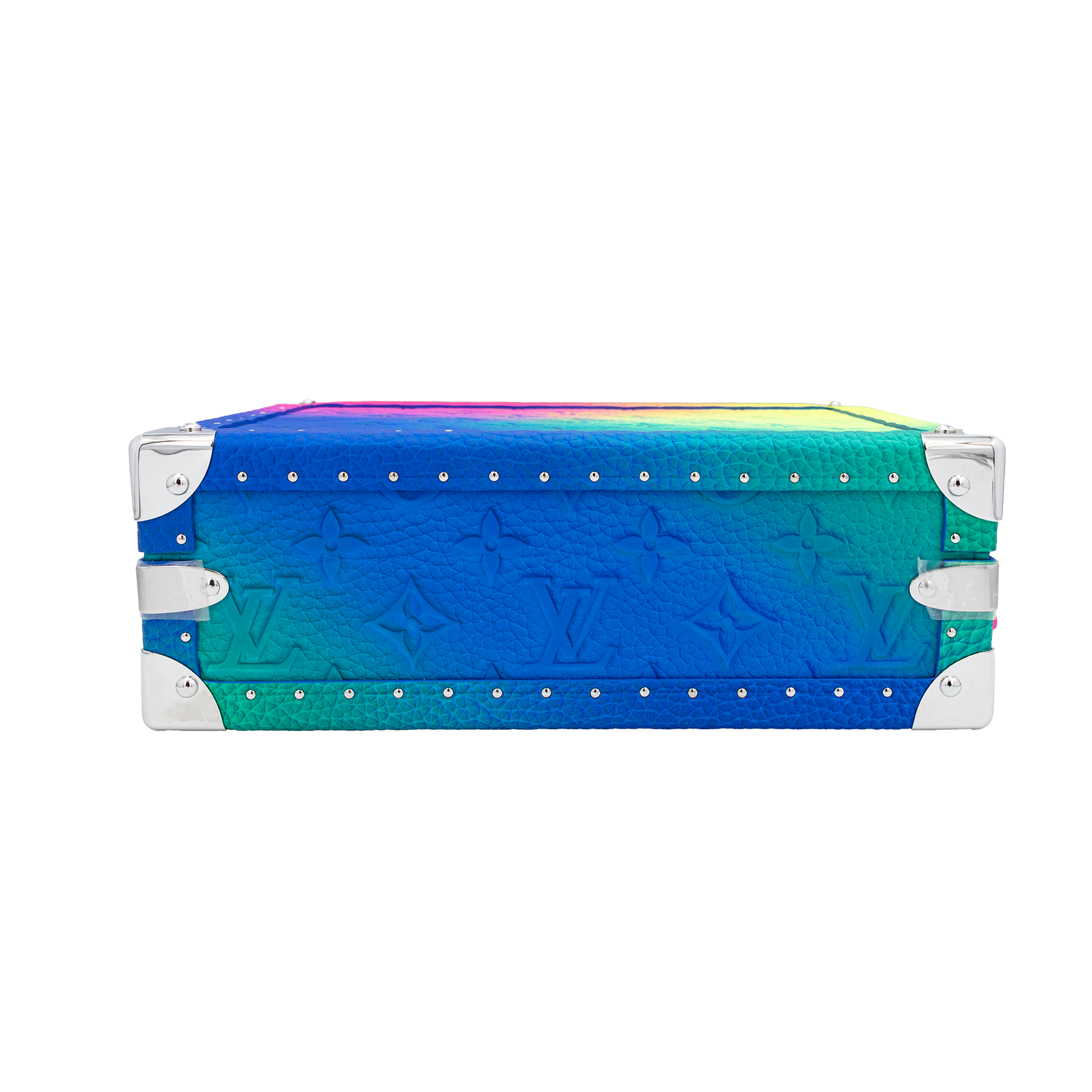 Louis Vuitton x Virgil Abloh Rainbow Monogram Illusion Soft Trunk Bag My Store