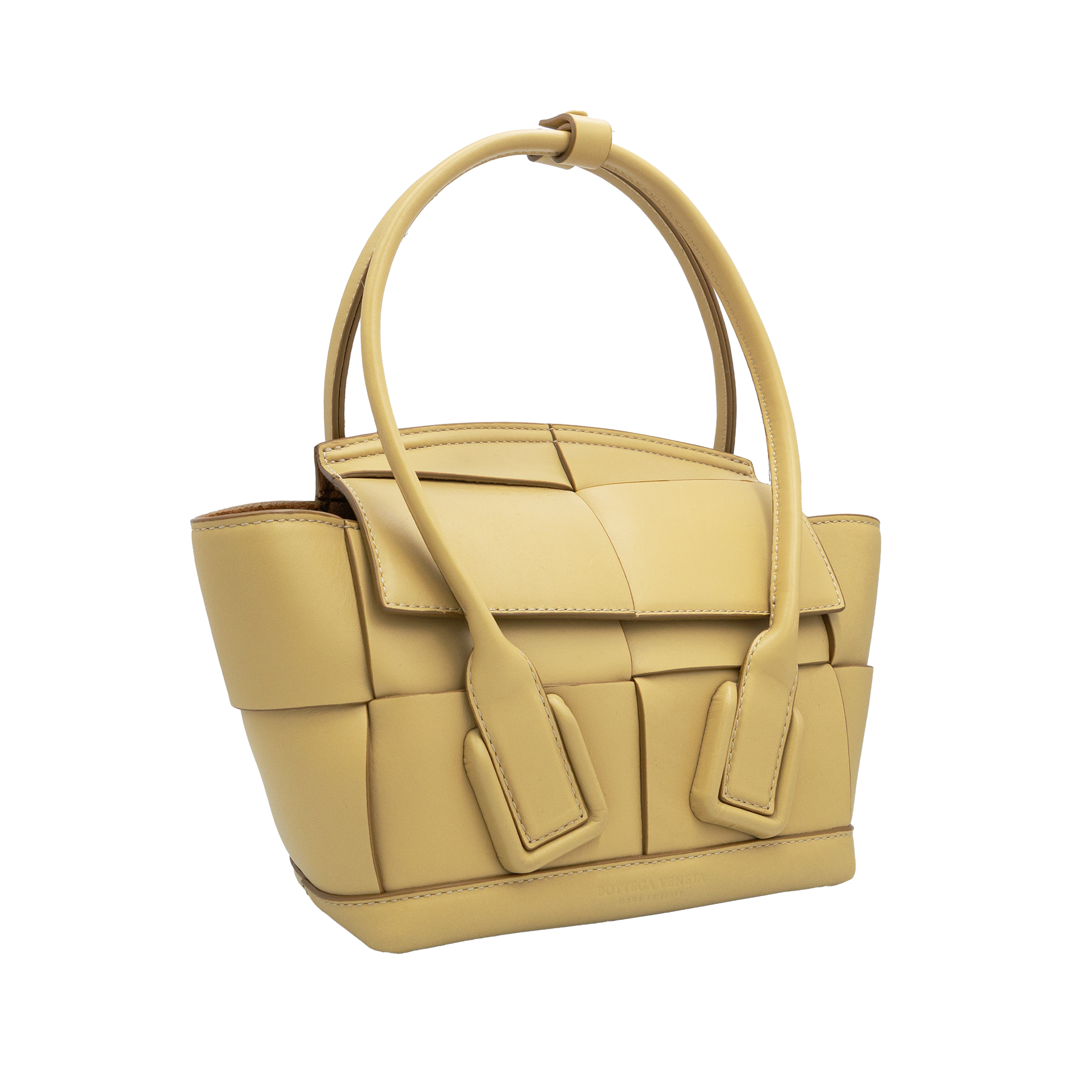 Bottega Veneta Beige Mini Arco French Bag