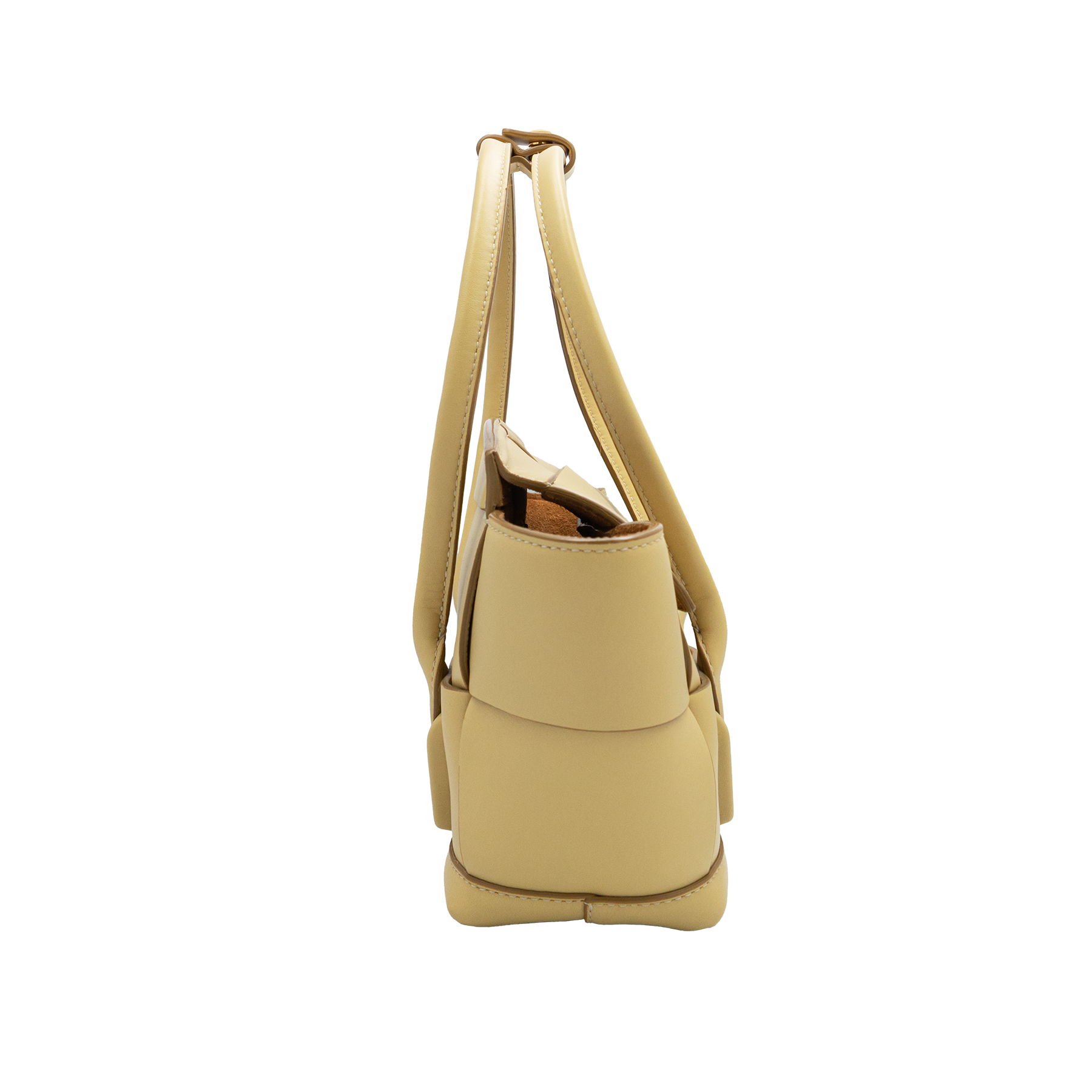 Bottega Veneta Beige Mini Arco French Bag