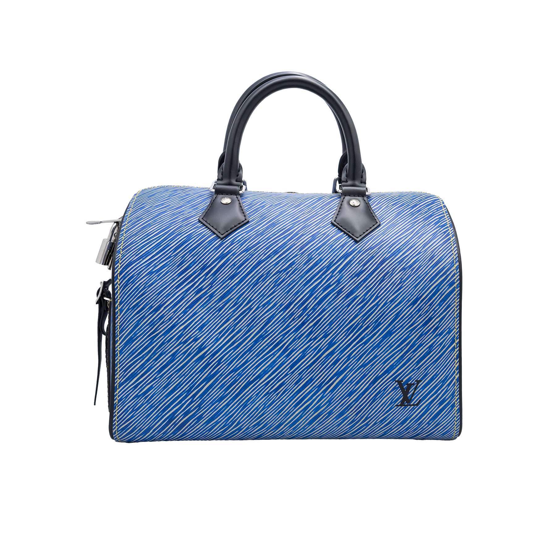 Louis Vuitton Speedy Bandouliere 25 2way Handbag M51280 Epi Denim Blue