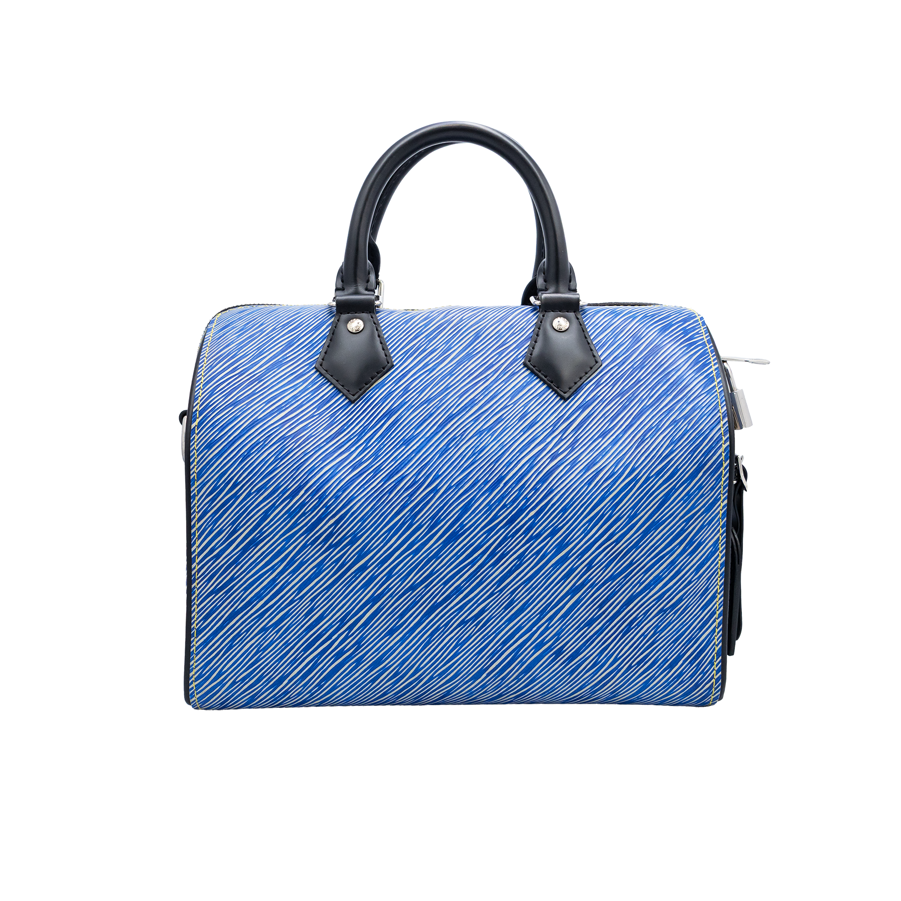 Louis Vuitton Speedy Bandouliere 25 2way Handbag M51280 Epi Denim Blue