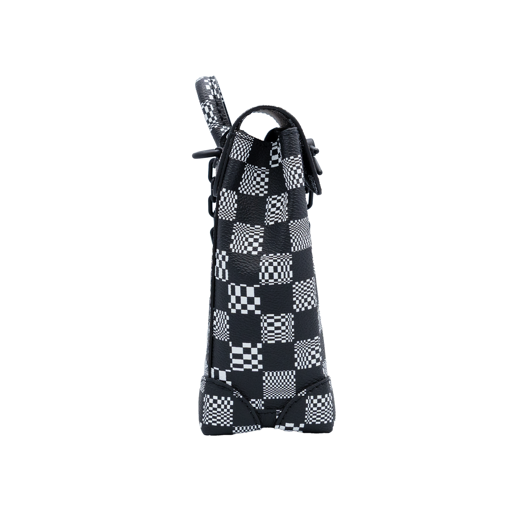 Louis Vuitton BN Black and White Damier Distorted Steamer XS Bag My Store