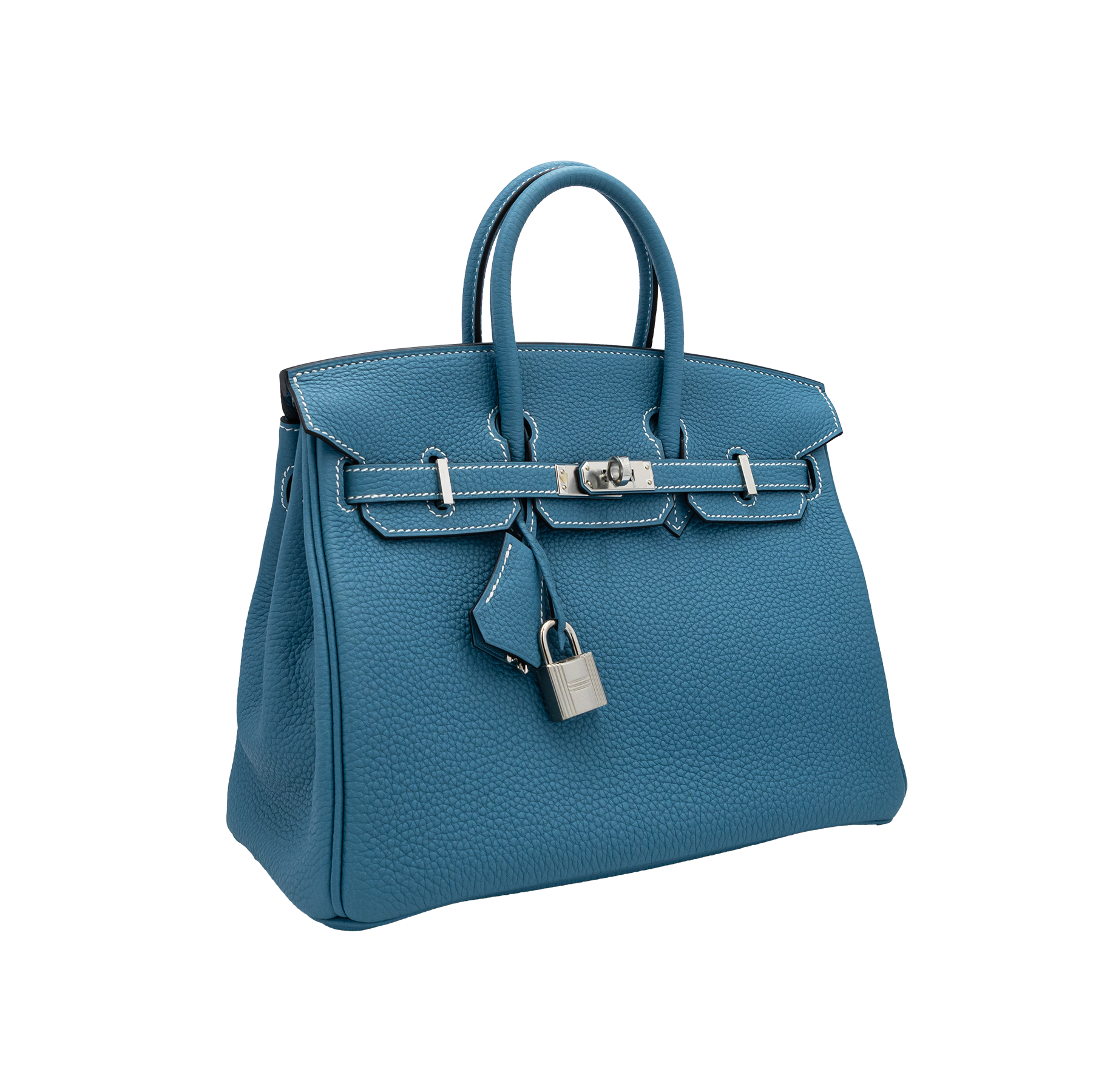 Hermes Birkin 25 Blue Jean - 2023 Full Set