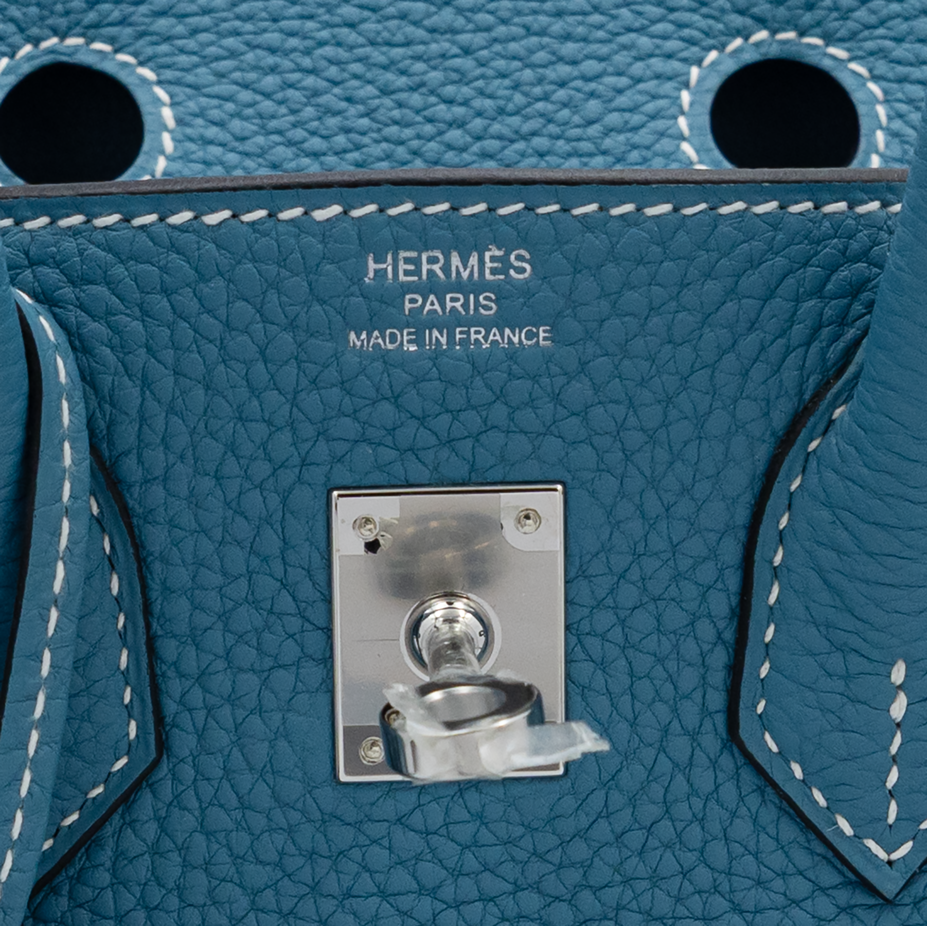 Hermes Birkin 25 Blue Jean - 2023 Full Set