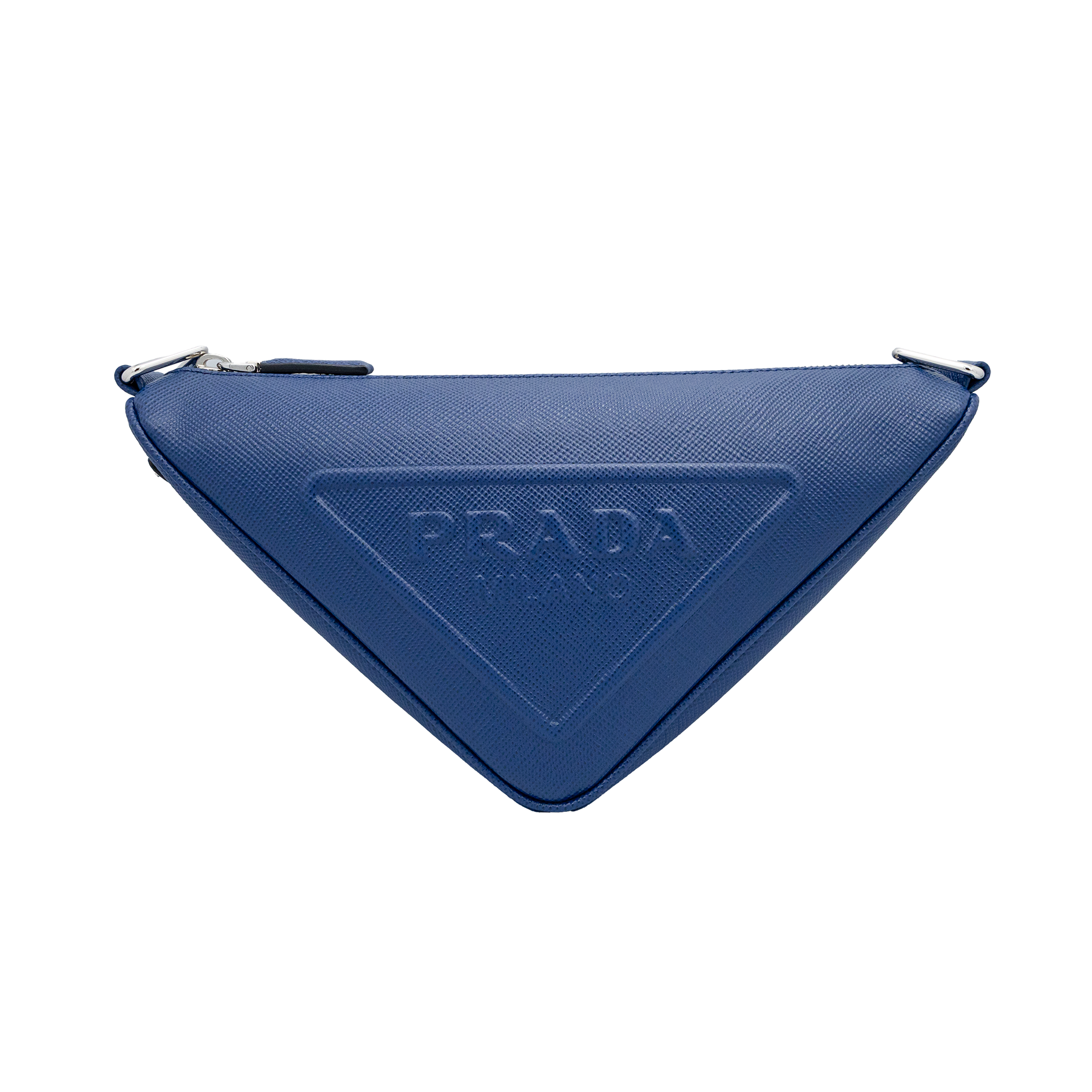 Prada Saffiano Cuir Logo Triangle Bag (for Men) My Store