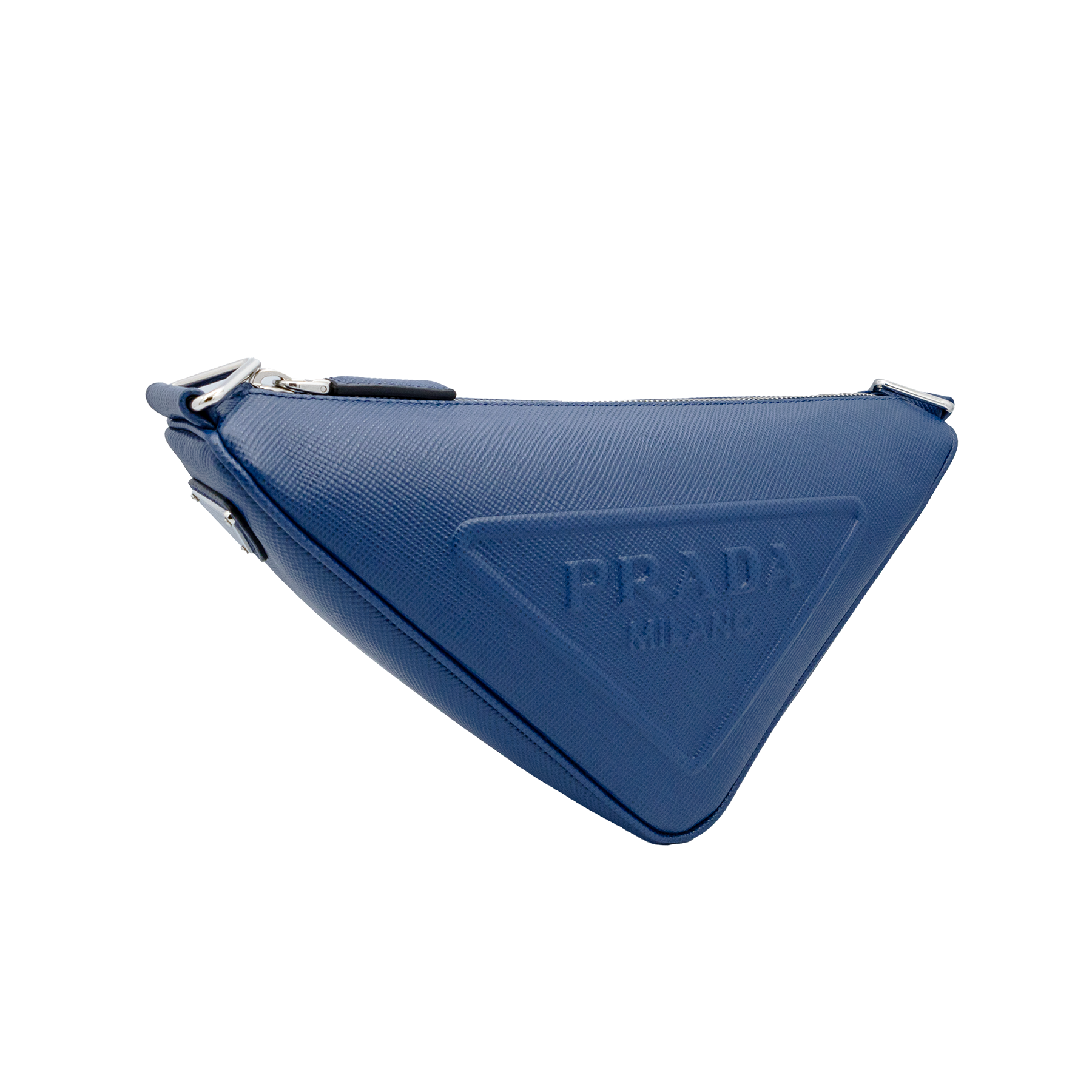 Prada Saffiano Cuir Logo Triangle Bag (for Men) My Store