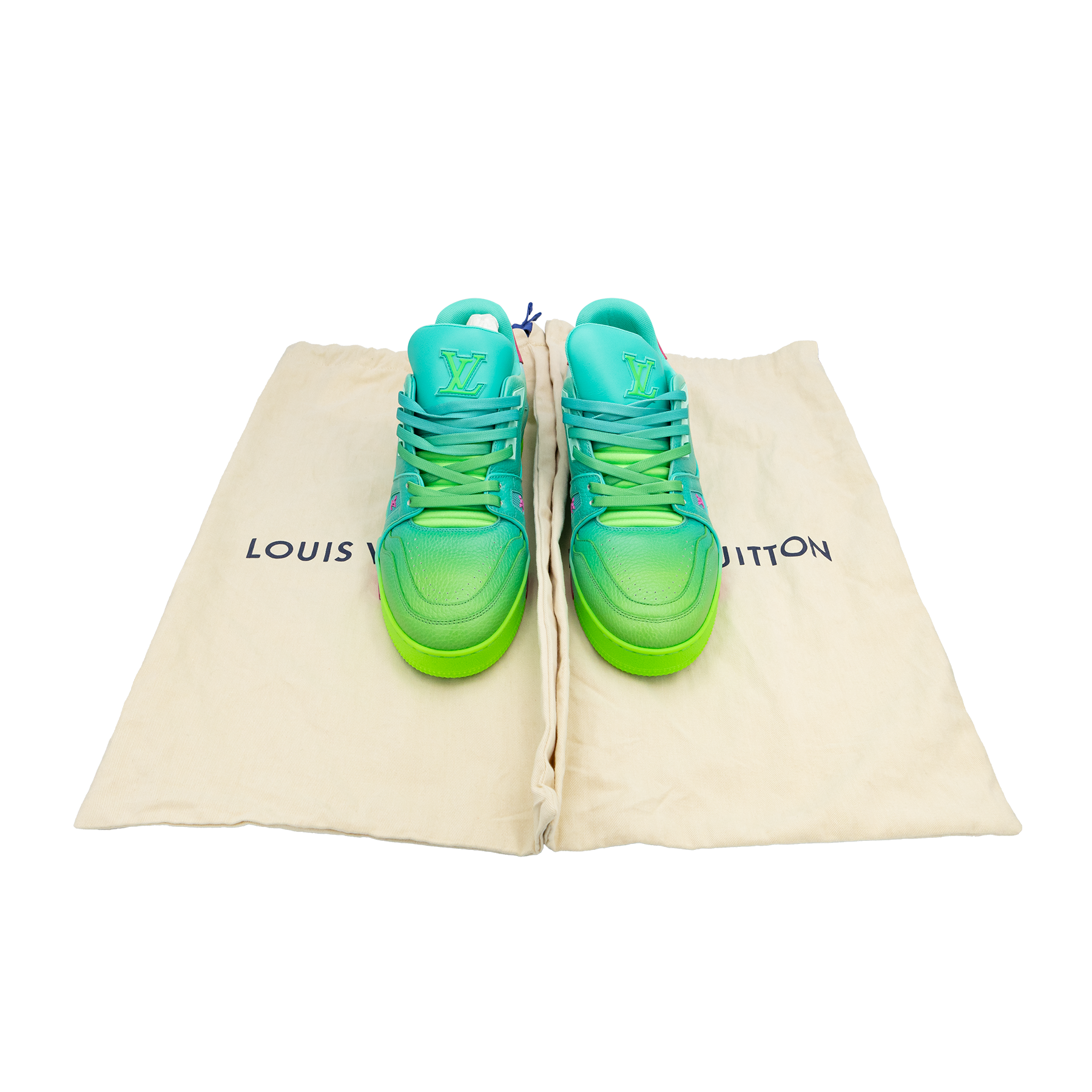 Louis Vuitton Trainer "Green Ombre" - Unworn My Store