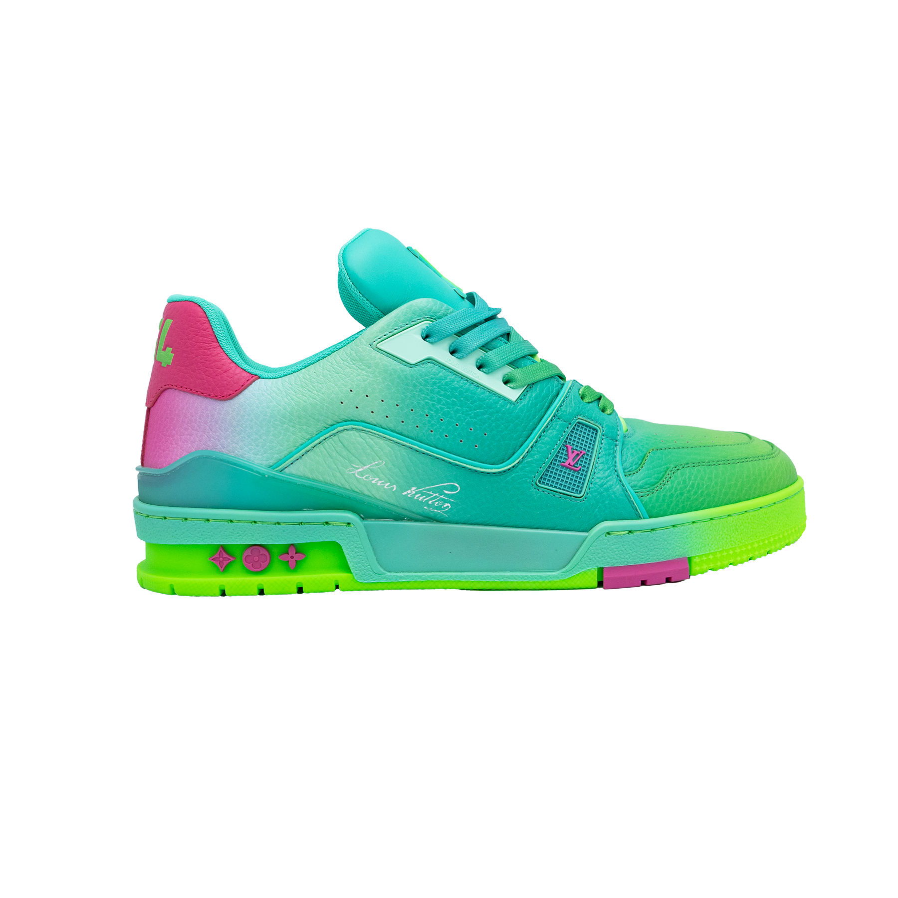Louis Vuitton Trainer "Green Ombre" - Unworn My Store