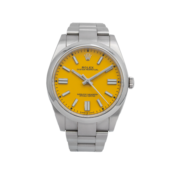 Rolex 124300 Oyster Perpetual 41 Yellow- 2022 Full Set My Store