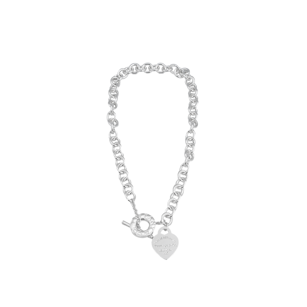 Tiffany & Co Heart Tag Toggle Necklace 2 