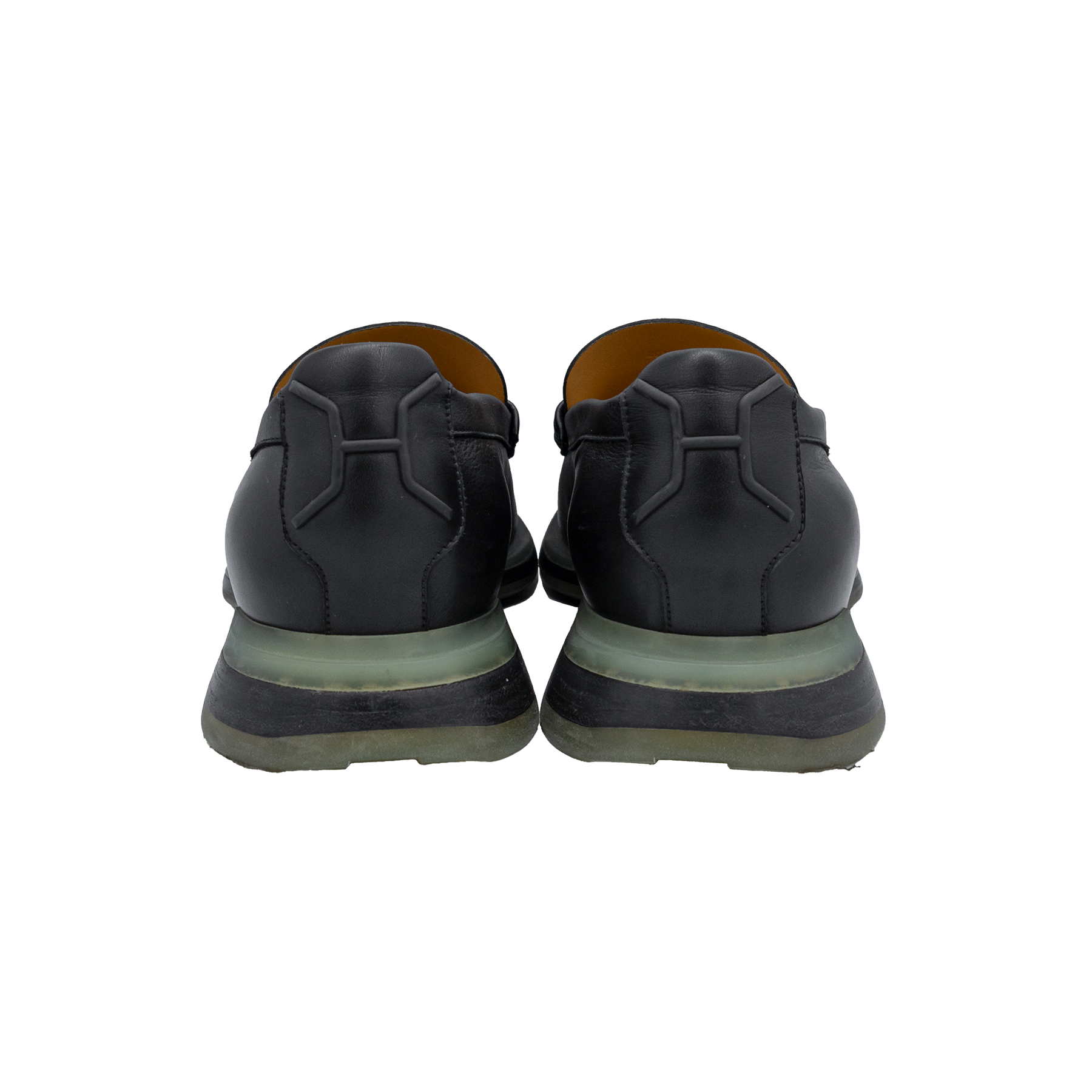 Hermes Black Leather Shoes for Men 