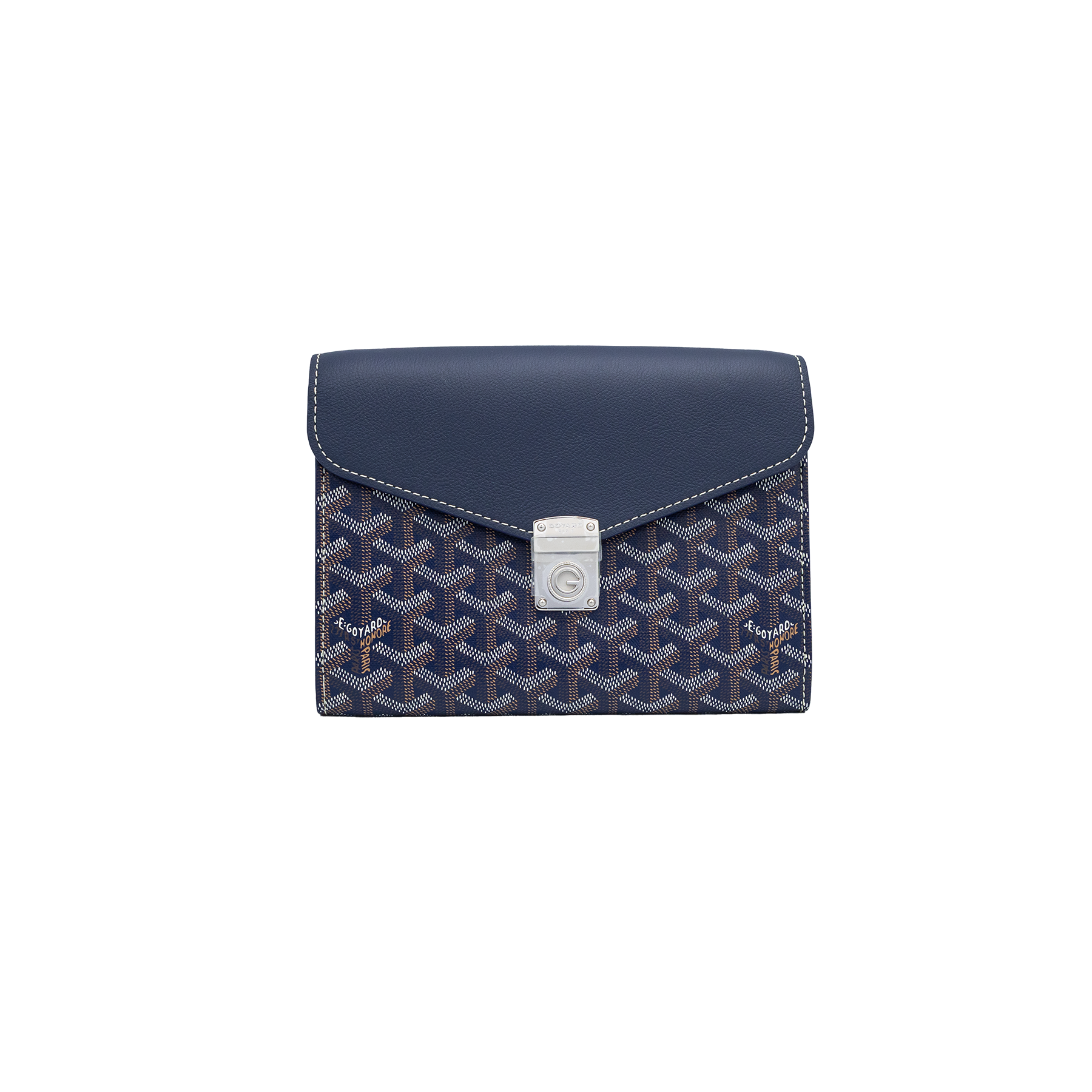 Goyard Pochette Chypre in Navy Blue - New UNWORN Full Set 