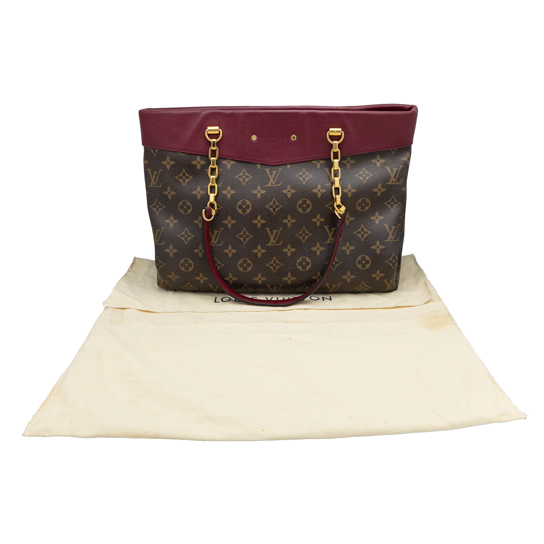 Louis Vuitton Pallas Shopper Monogram Tote Bag 