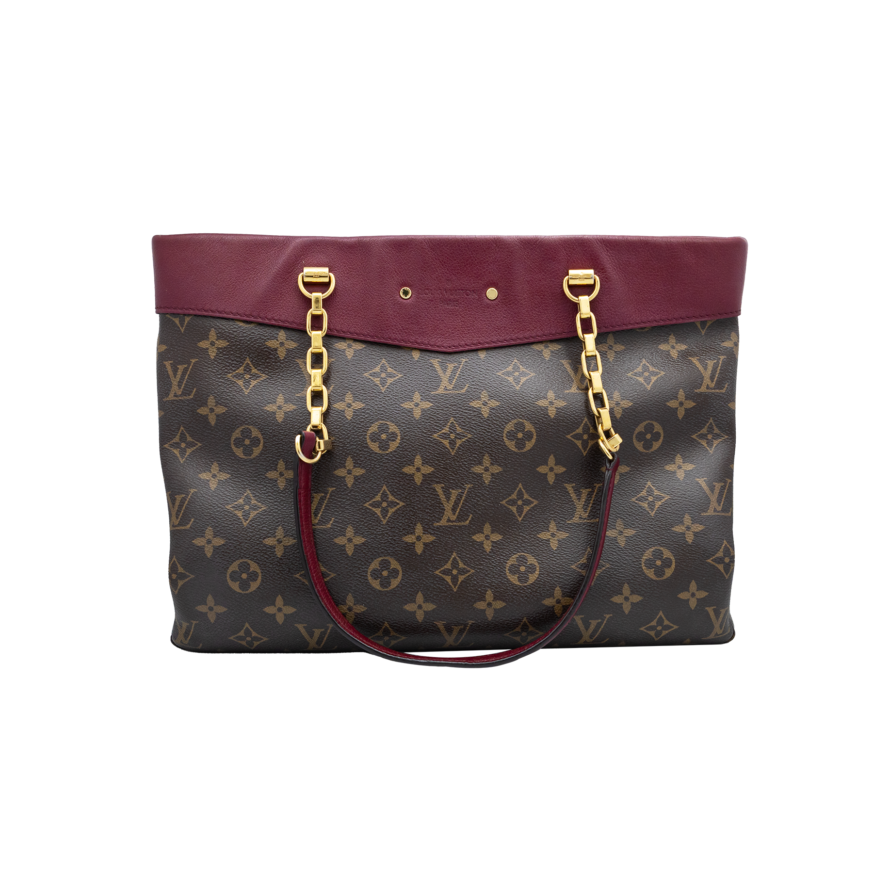 Louis Vuitton Pallas Shopper Monogram Tote Bag 