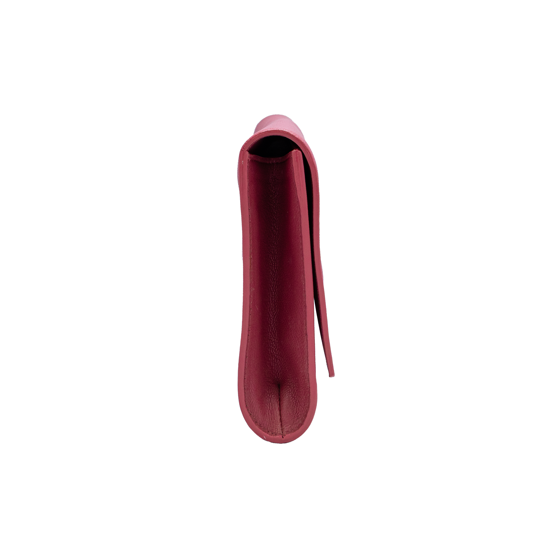 Yves Saint Laurent Fuchsia Patent Leather Belle De Jour Flap Clutch 