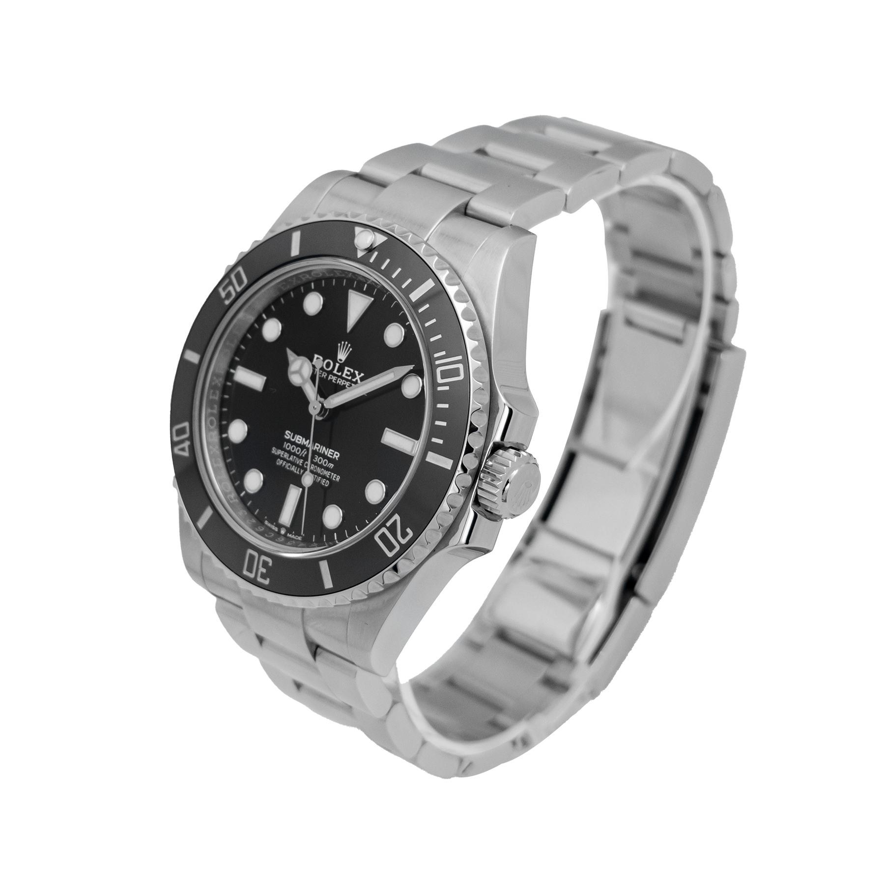 Rolex 124060 Submariner No Date - 2024 Full Set 